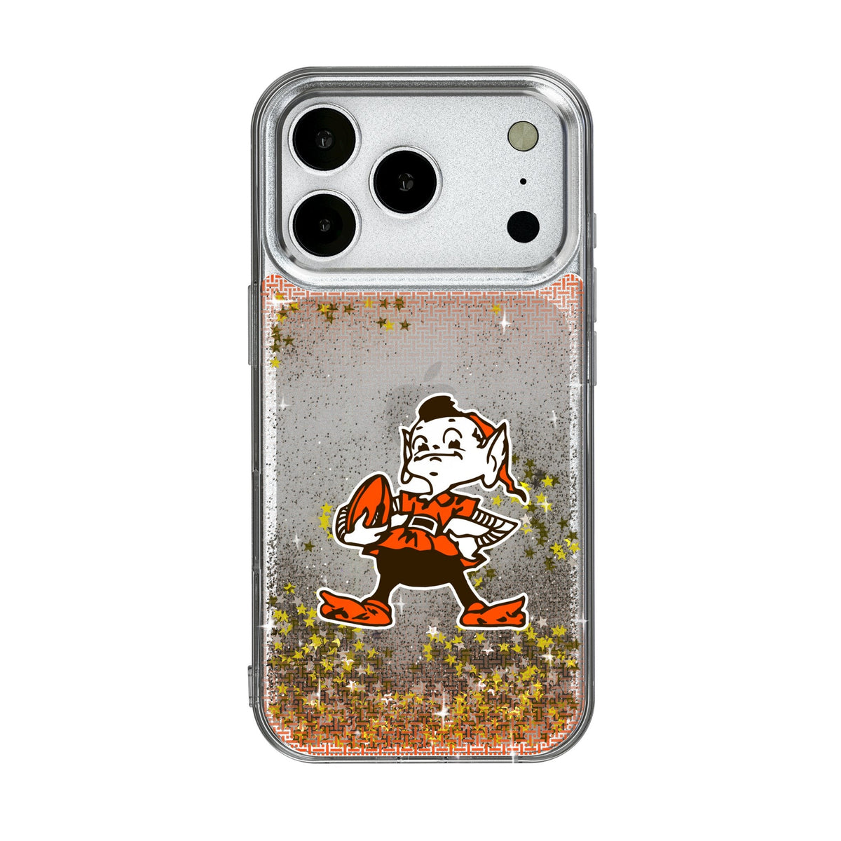 Cleveland Browns Historic Collection Linen Glitter Phone Case for Apple iPhone 17 Series