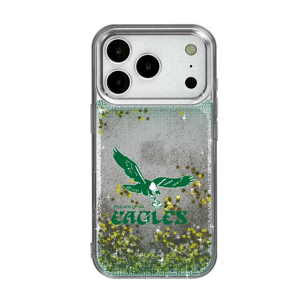 Philadelphia Eagles 1973-1995 Historic Collection Linen Glitter Phone Case for Apple iPhone 17 Series 1