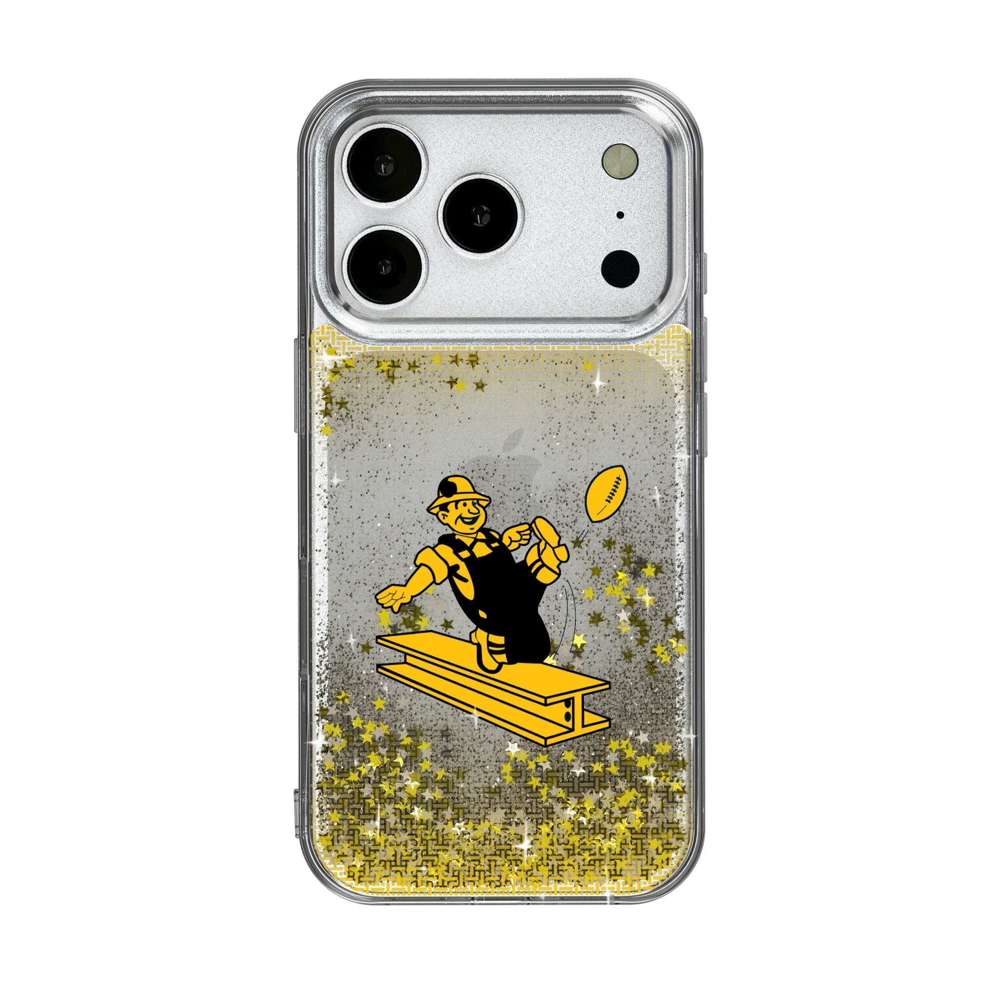 Pittsburgh Steelers 1961 Historic Collection Linen Glitter Phone Case for Apple iPhone 17 Series