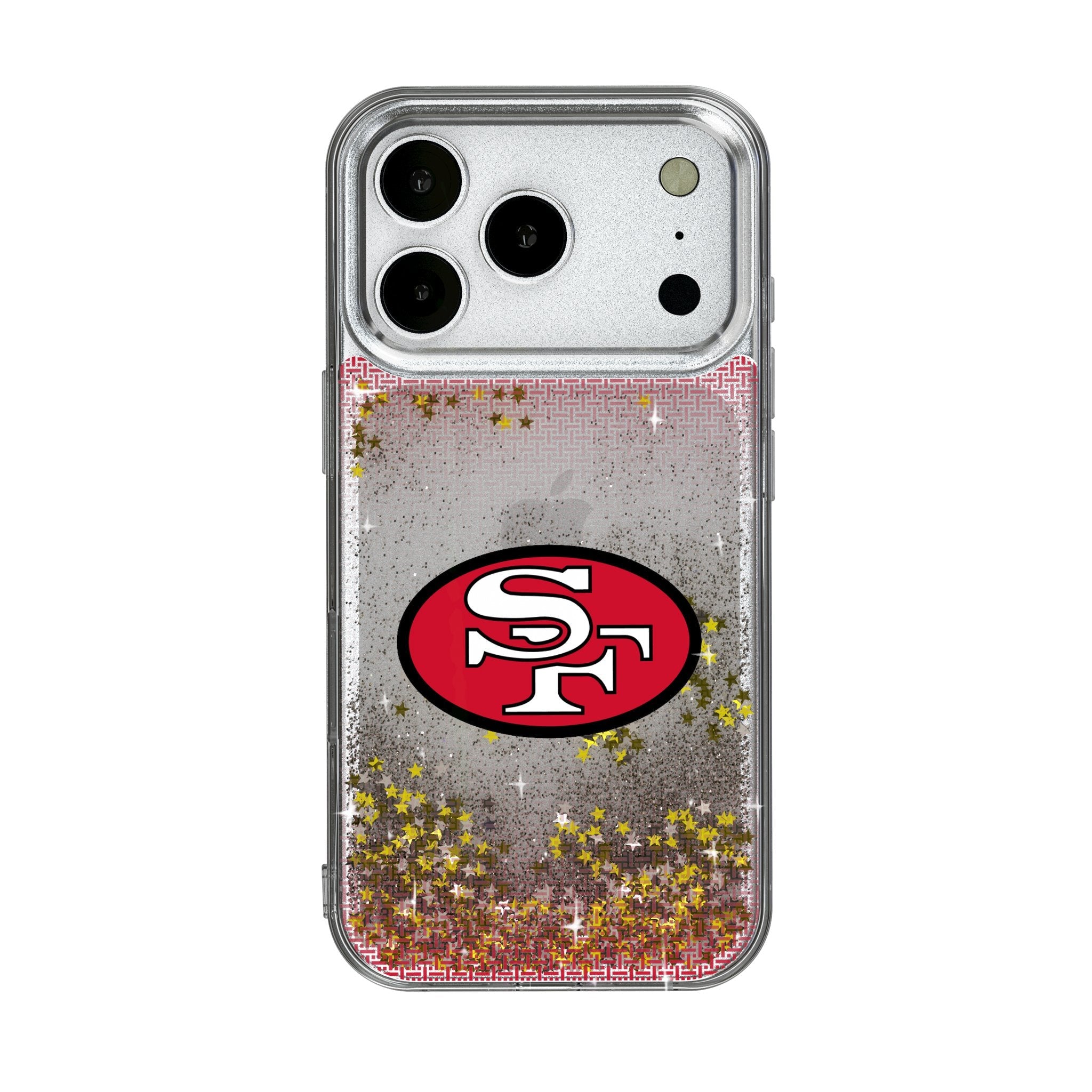 San Francisco 49ers Historic Collection Linen Glitter Phone Case for Apple iPhone 17 Series 1