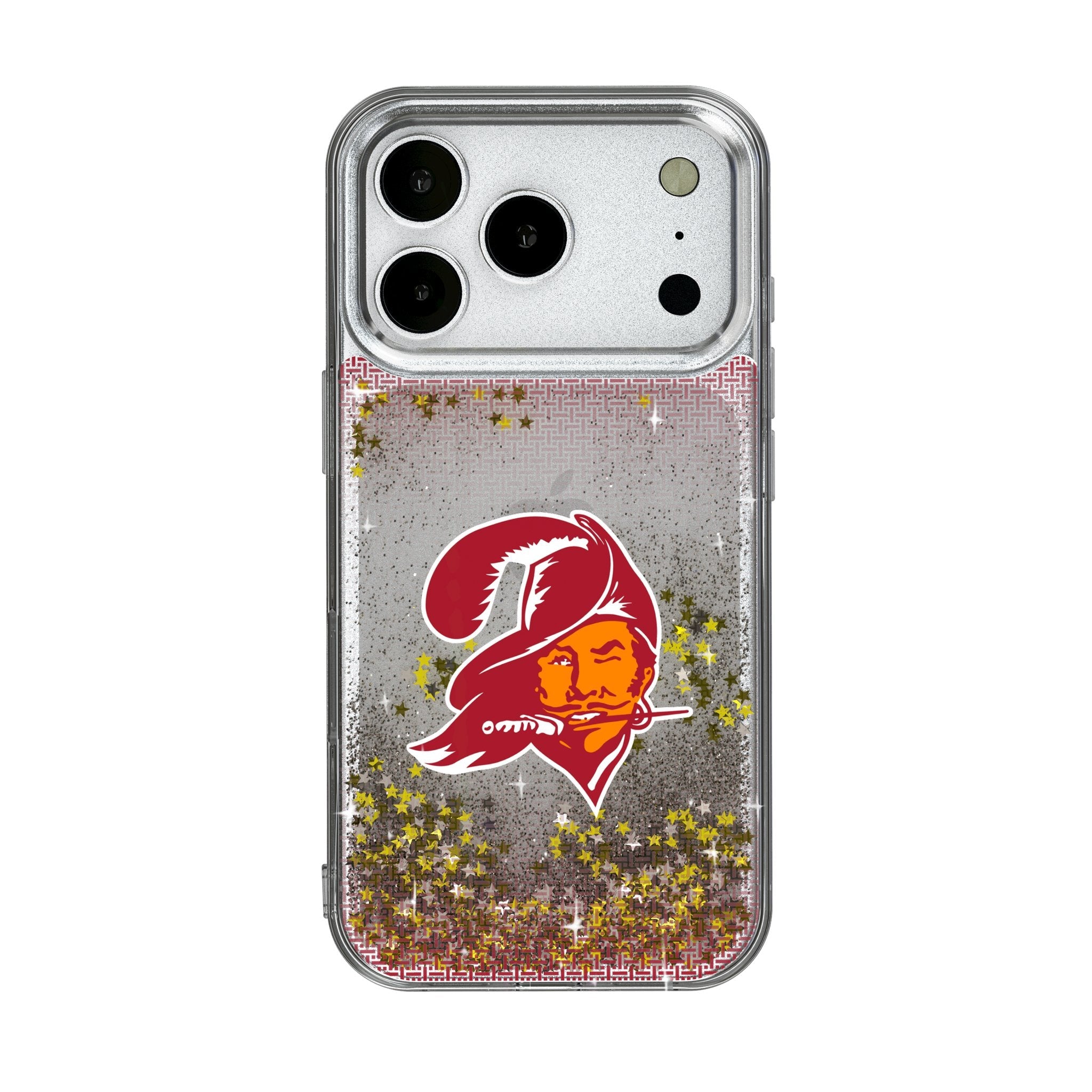 Tampa Bay Buccaneers Historic Collection Linen Glitter Phone Case for Apple iPhone 17 Series 1