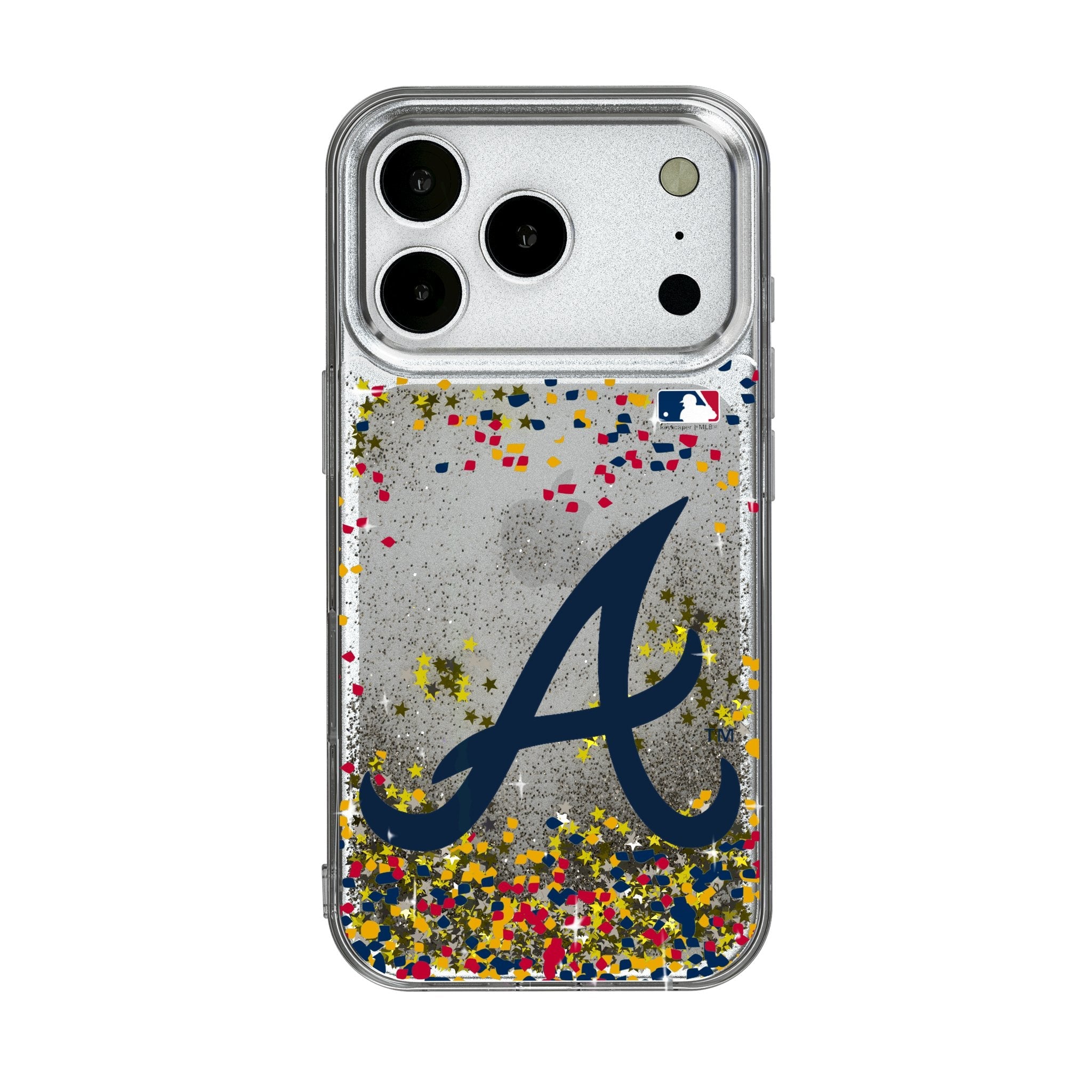 Atlanta Braves Confetti Glitter Phone Case for Apple iPhone 17 Series