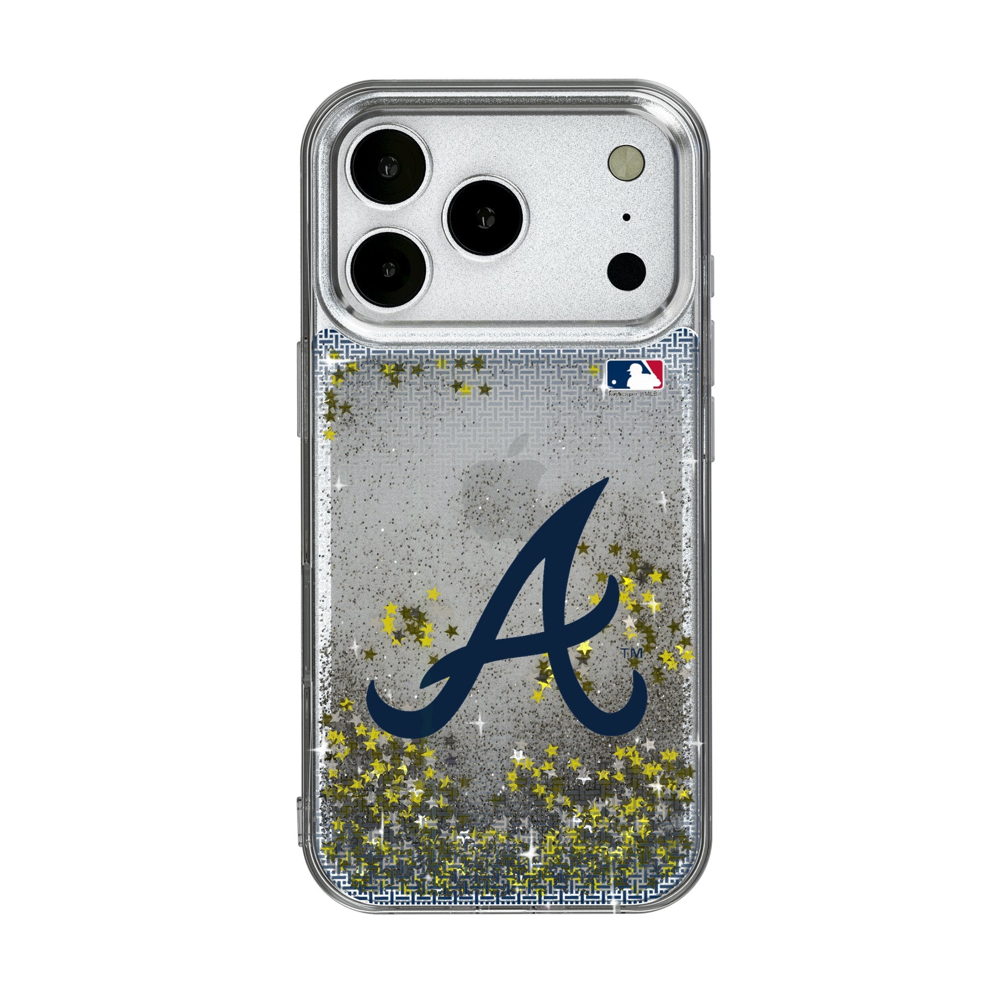 Atlanta Braves Linen Glitter Phone Case for Apple iPhone 17 Series