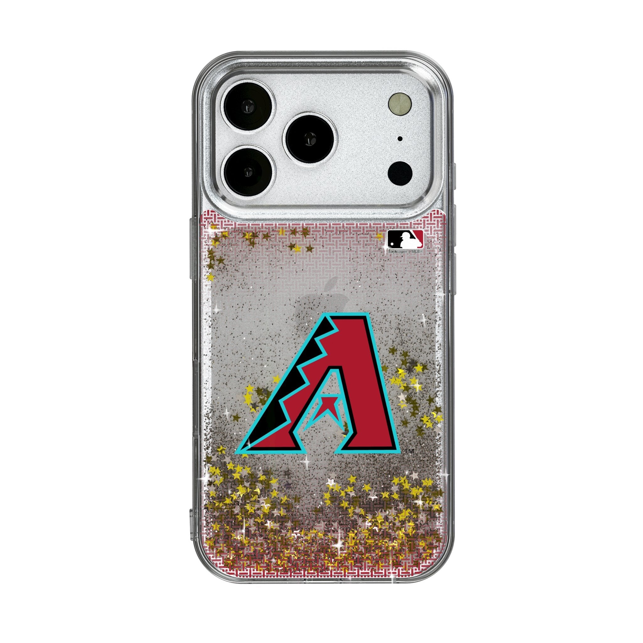 Arizona Diamondbacks Linen Glitter Phone Case for Apple iPhone 17 Series