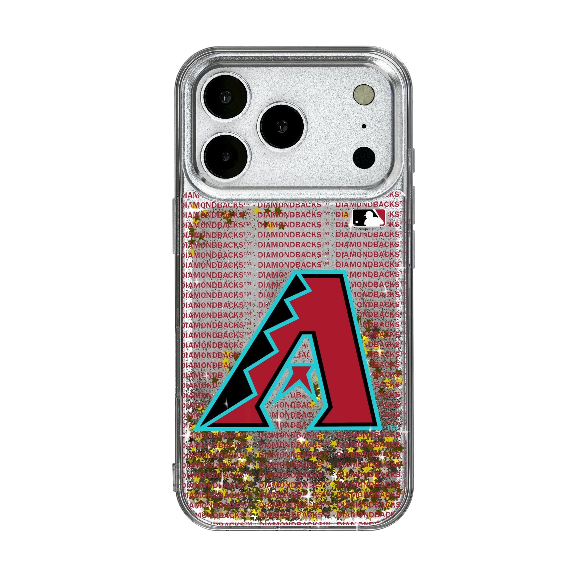 Arizona Diamondbacks Text Backdrop Glitter Phone Case for Apple iPhone 17 Series