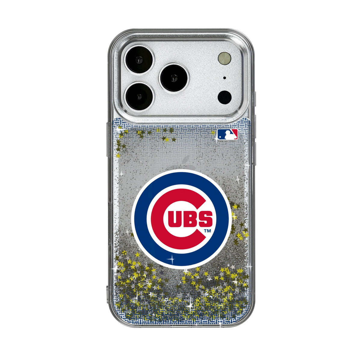 Chicago Cubs Linen Glitter Phone Case for Apple iPhone 17 Series