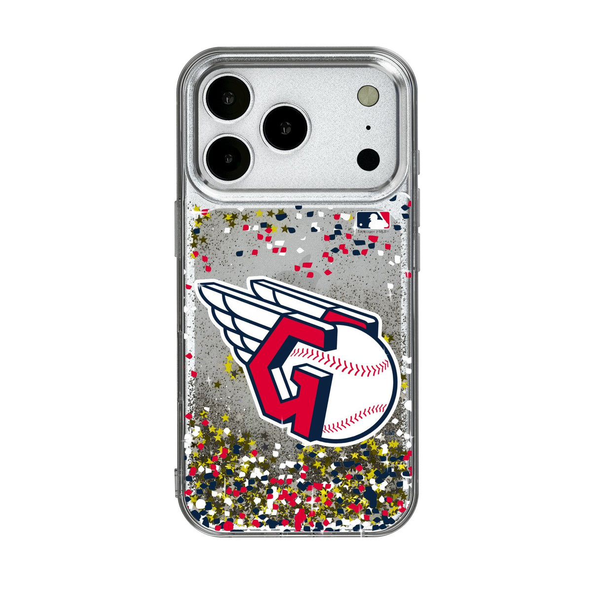 Cleveland Guardians Confetti Glitter Phone Case for Apple iPhone 17 Series