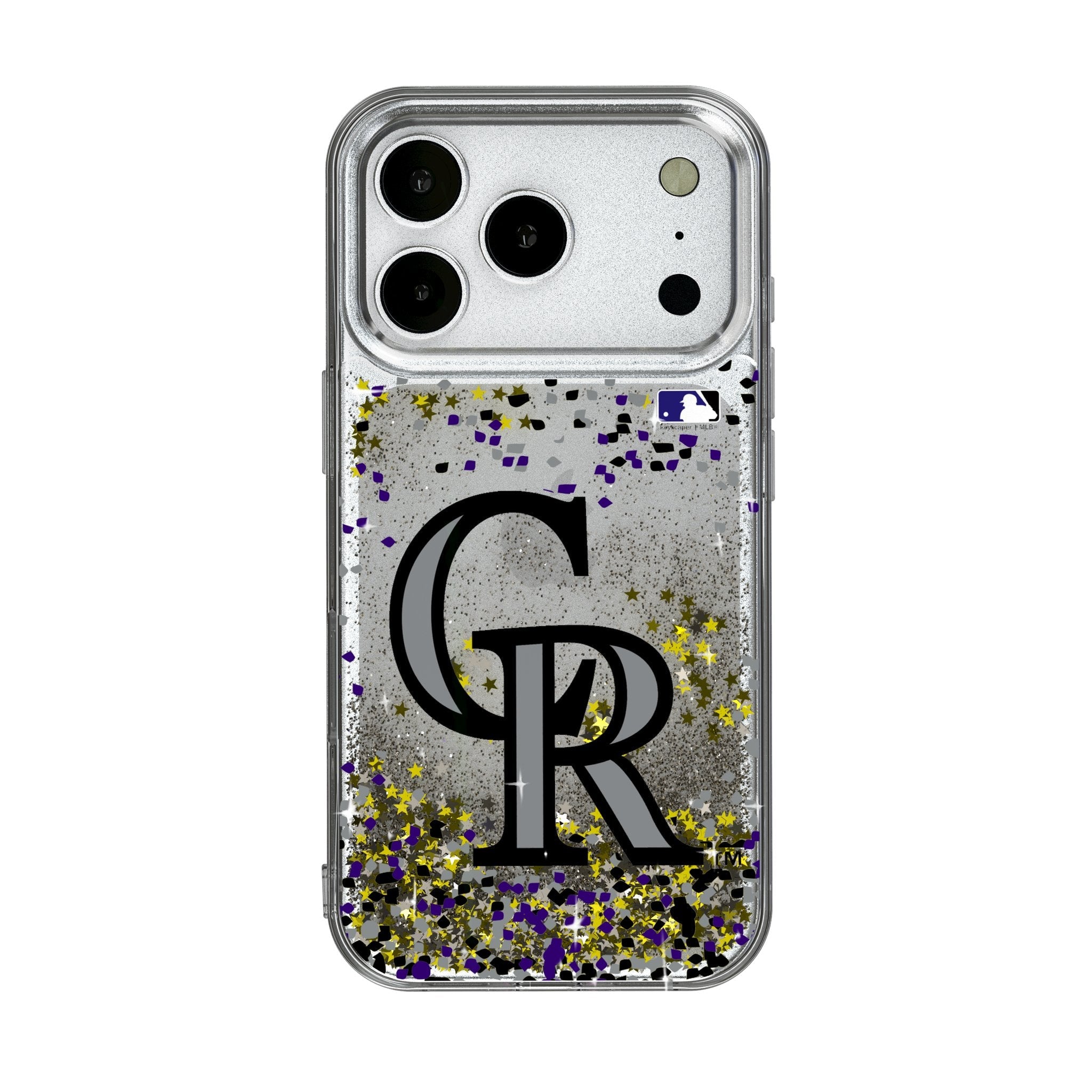Colorado Rockies Confetti Glitter Phone Case for Apple iPhone 17 Series