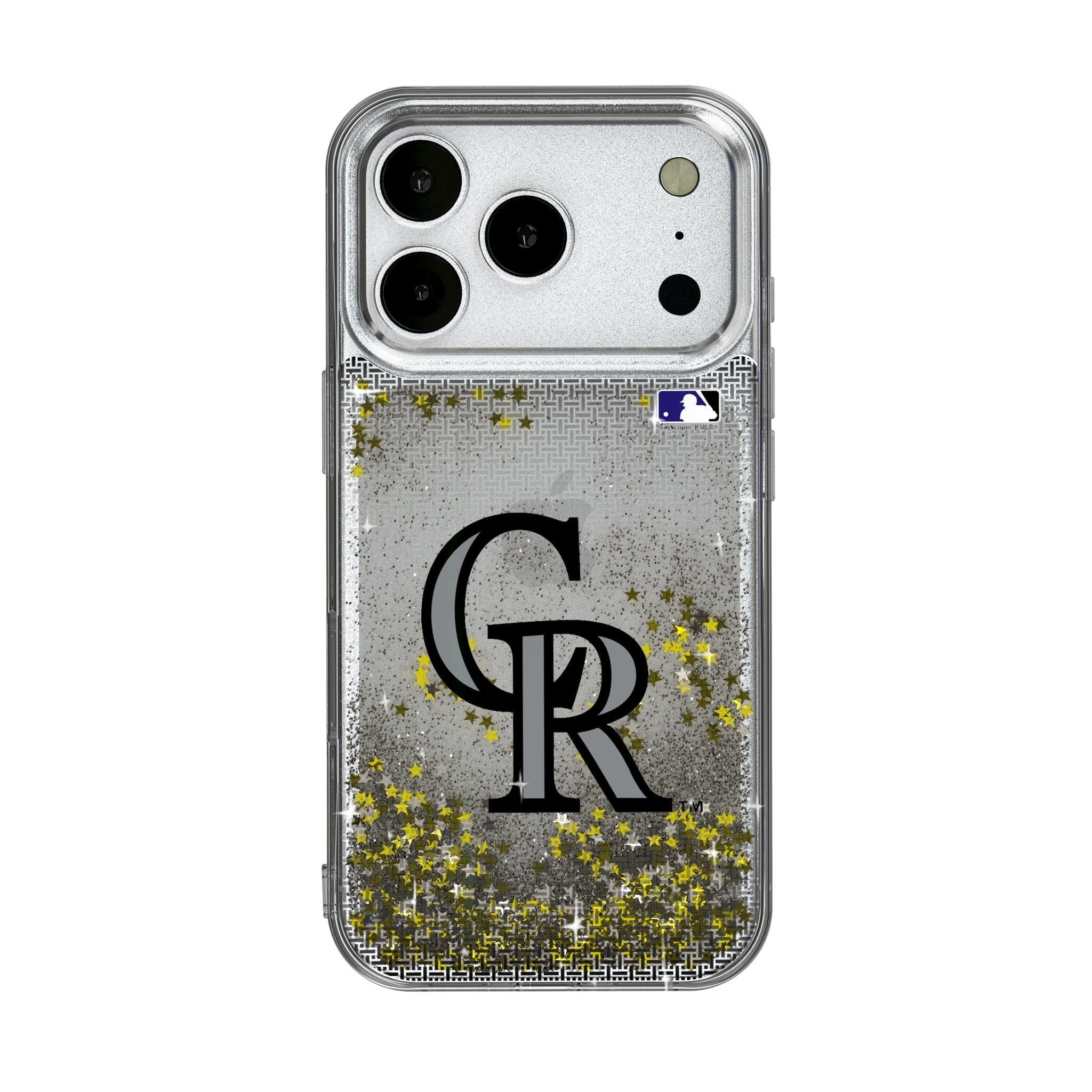 Colorado Rockies Linen Glitter Phone Case for Apple iPhone 17 Series