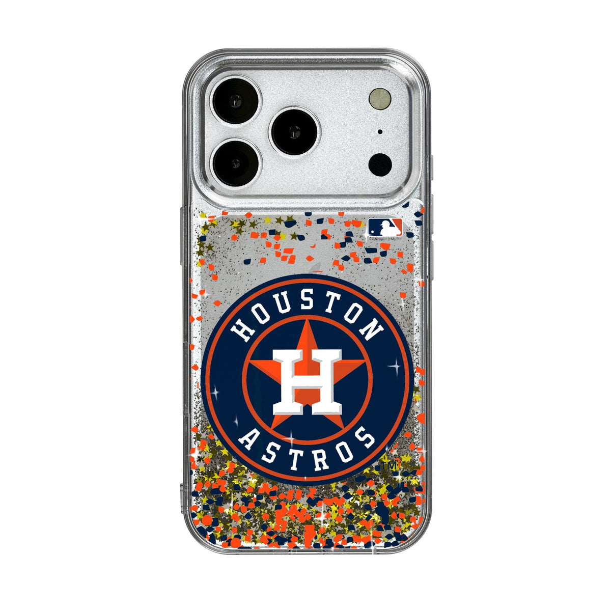 Houston Astros Confetti Glitter Phone Case for Apple iPhone 17 Series 1