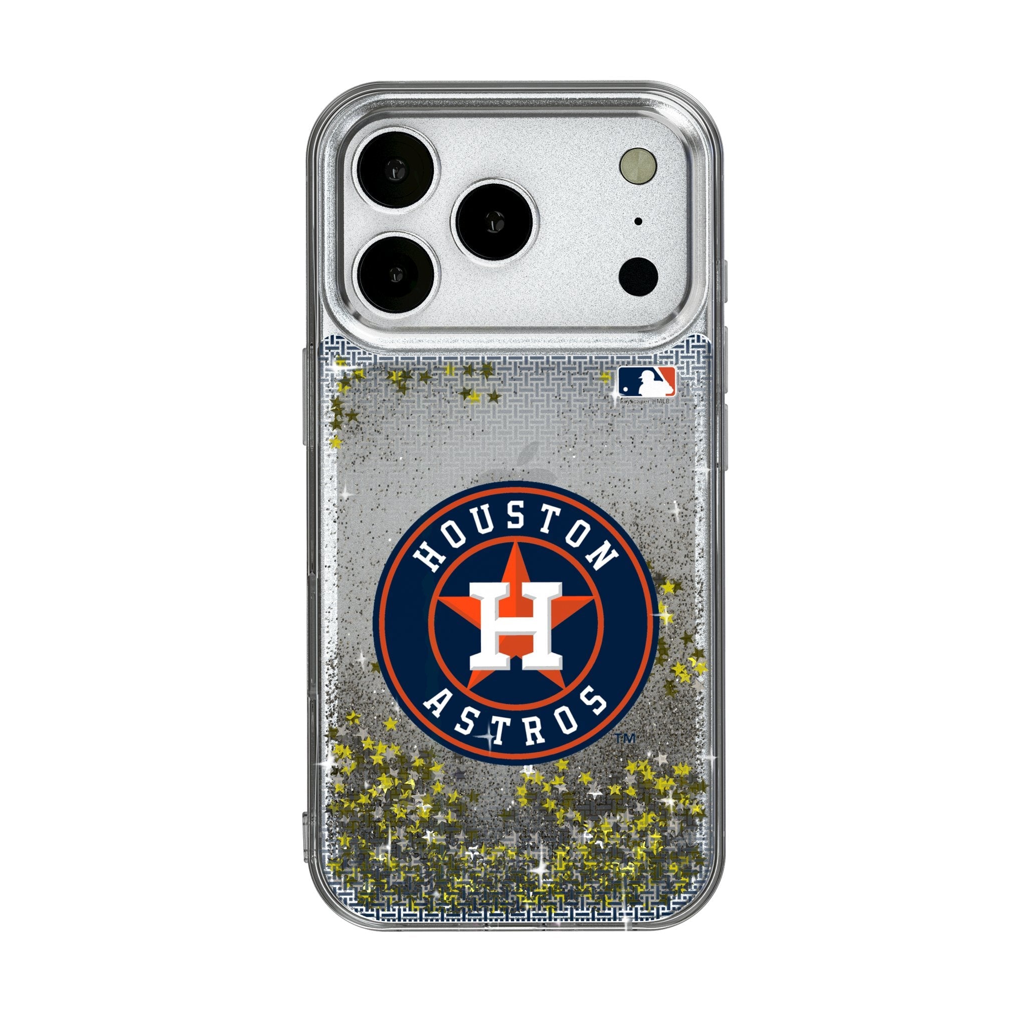 Houston Astros Linen Glitter Phone Case for Apple iPhone 17 Series 1