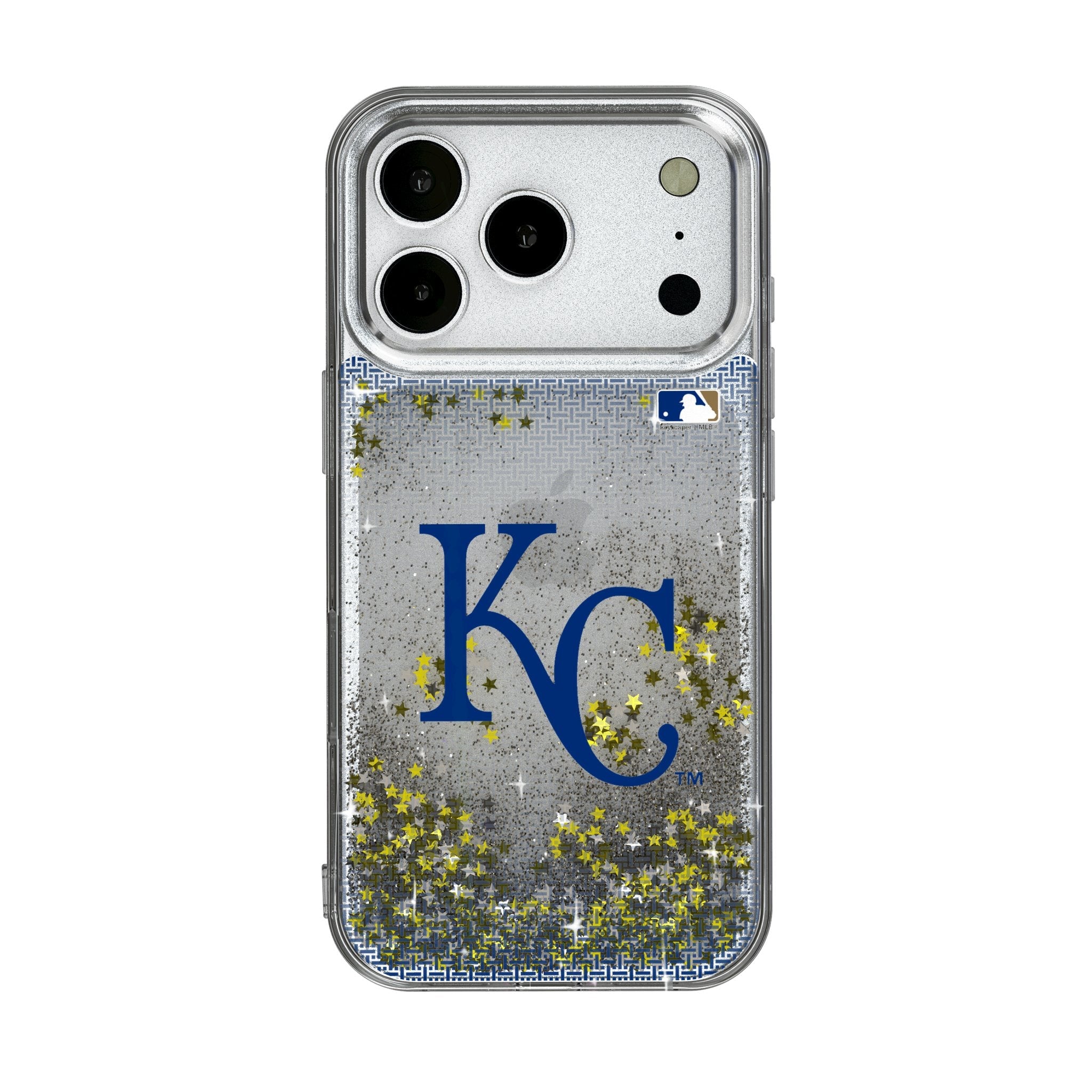 Kansas City Royals Linen Glitter Phone Case for Apple iPhone 17 Series 1