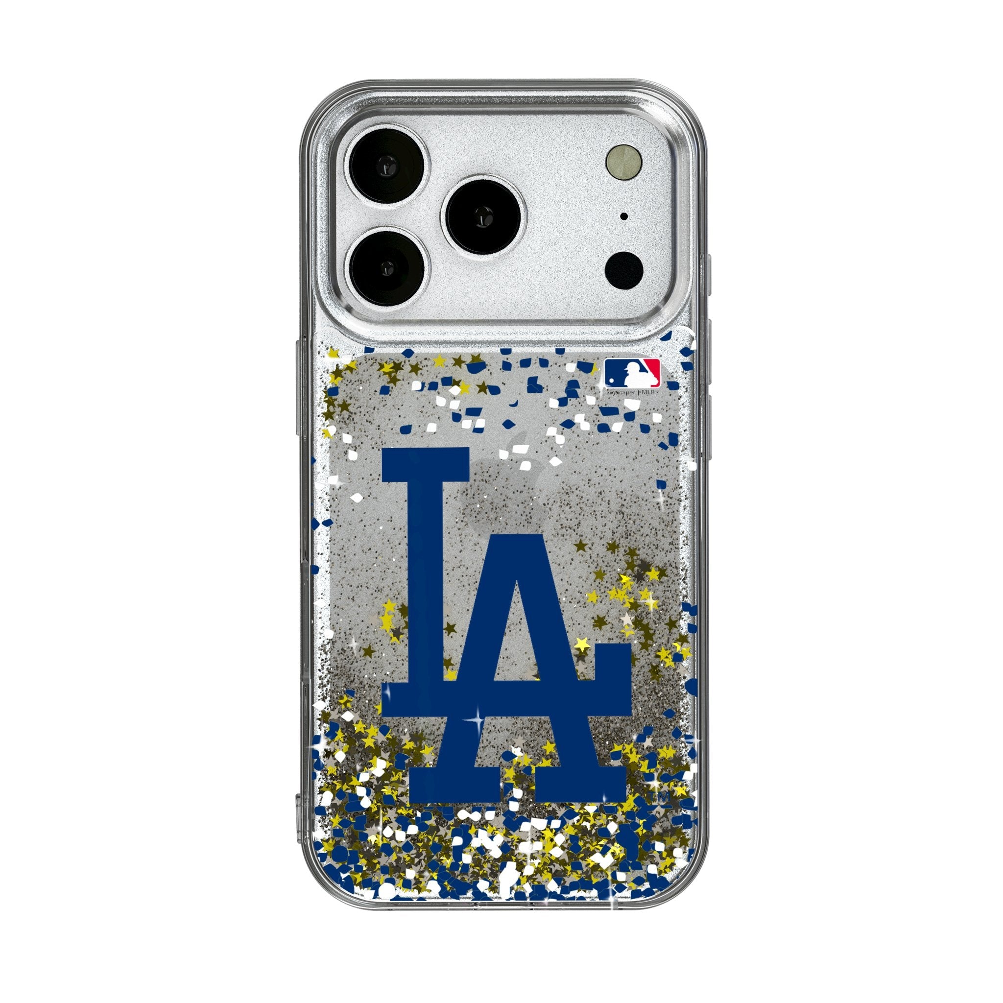 LA Dodgers Confetti Glitter Phone Case for Apple iPhone 17 Series 1