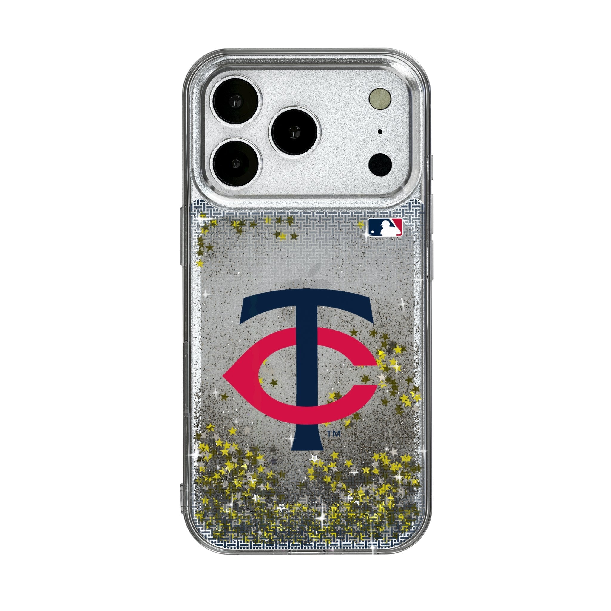 Minnesota Twins Linen Glitter Phone Case for Apple iPhone 17 Series 1
