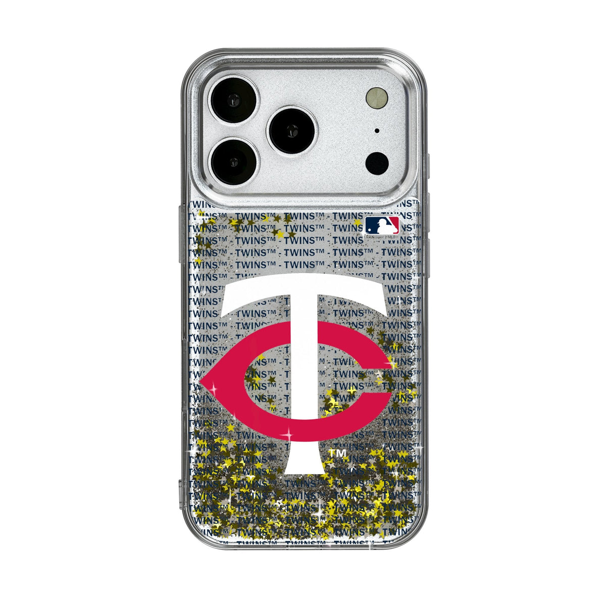 Minnesota Twins Text Backdrop Glitter Phone Case for Apple iPhone 17 Series
