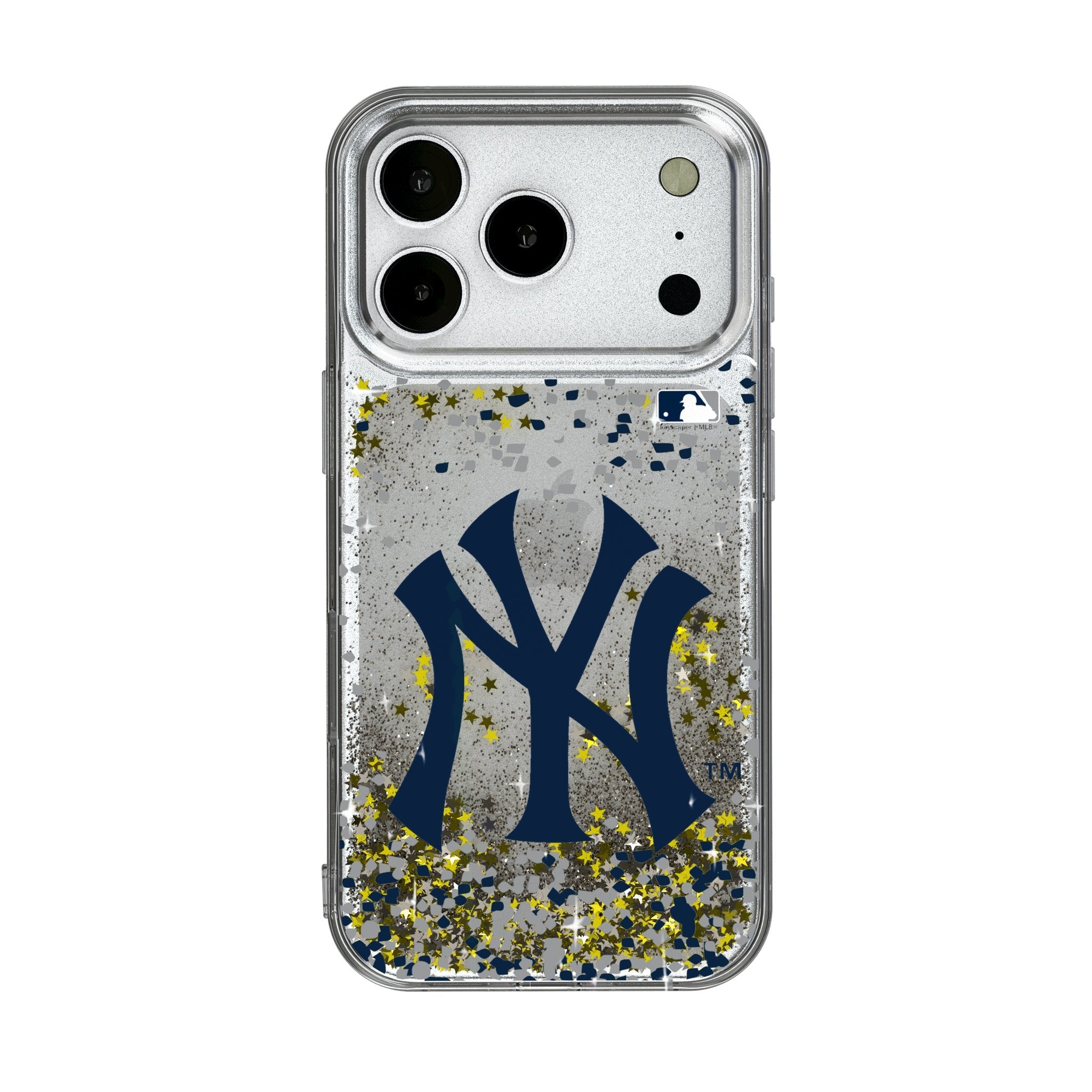 New York Yankees Confetti Glitter Phone Case for Apple iPhone 17 Series