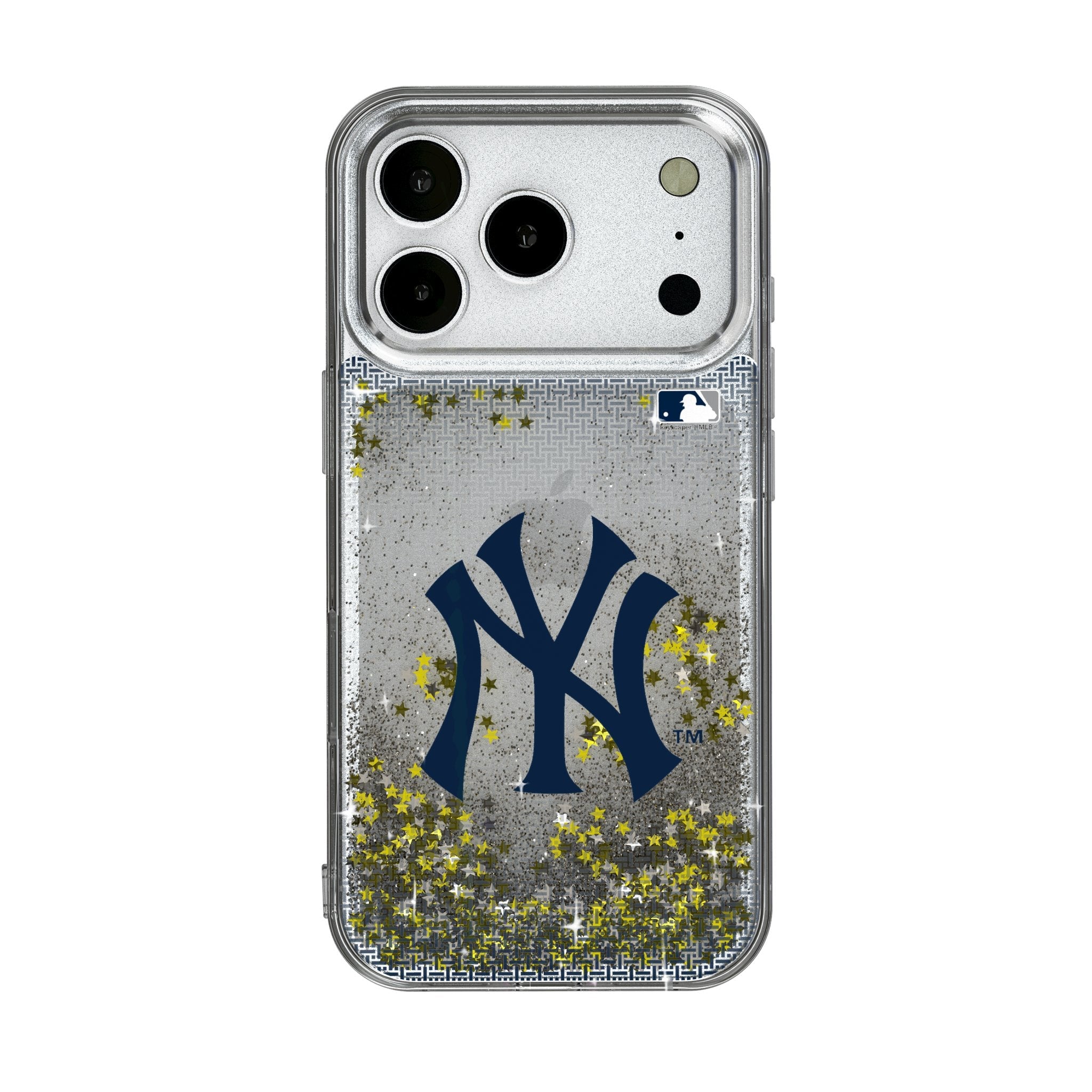 New York Yankees Linen Glitter Phone Case for Apple iPhone 17 Series
