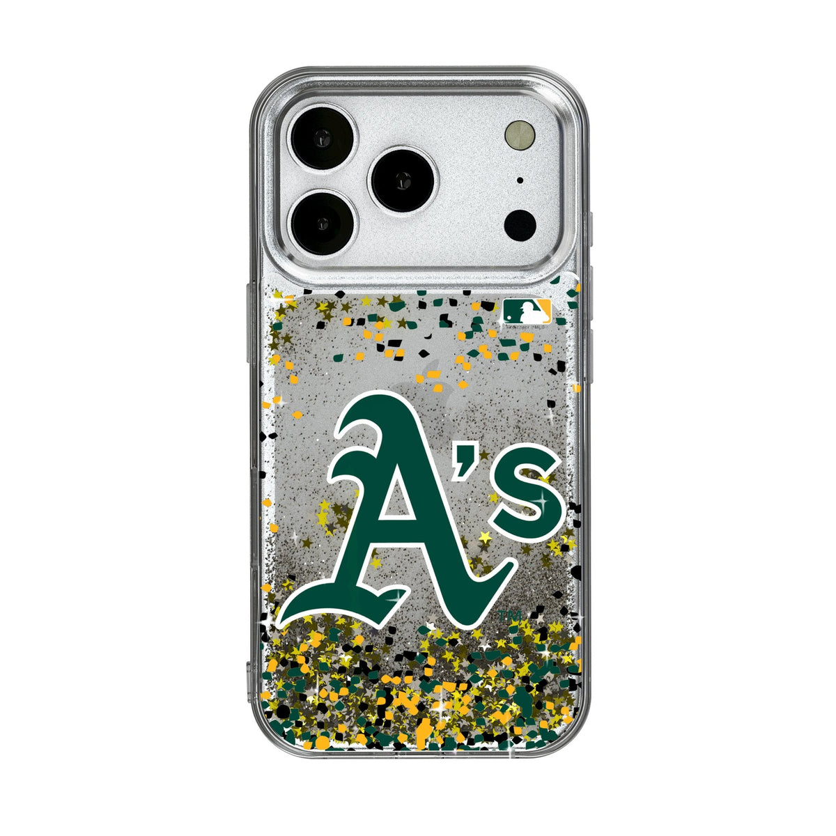 Oakland Athletics Confetti Glitter Phone Case for Apple iPhone 17 Series 1