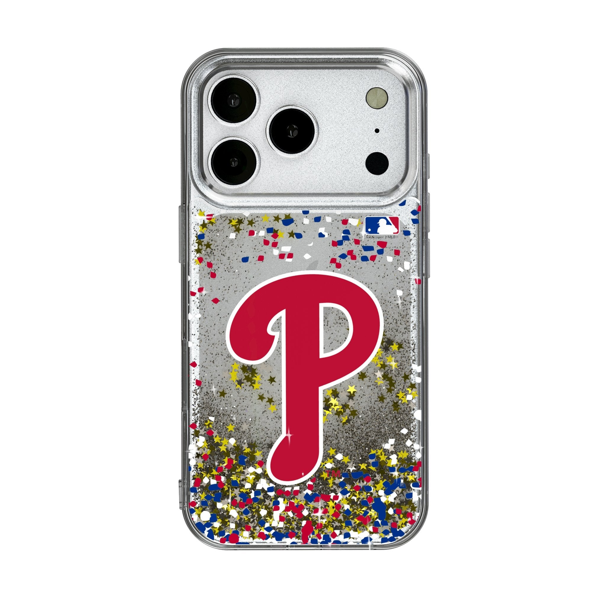 Philadelphia Phillies Confetti Glitter Phone Case for Apple iPhone 17 Series 1