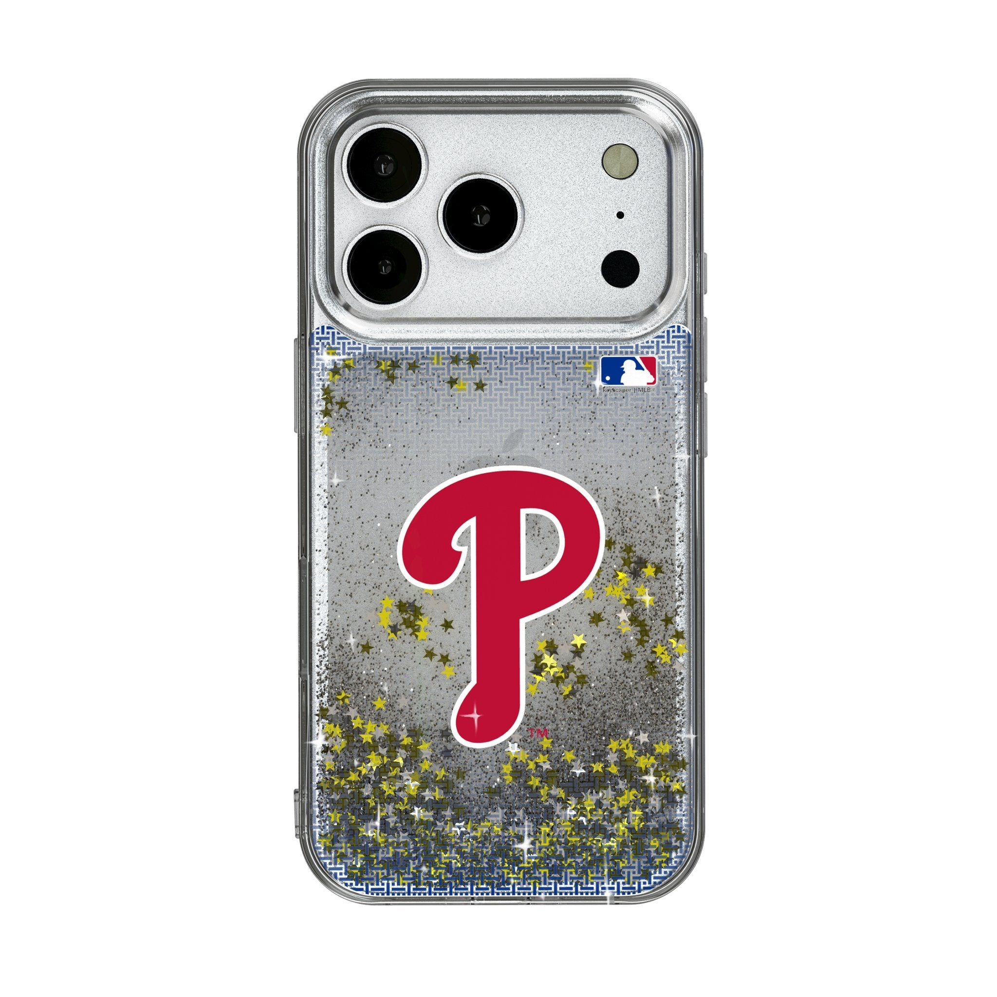 Philadelphia Phillies Linen Glitter Phone Case for Apple iPhone 17 Series 1