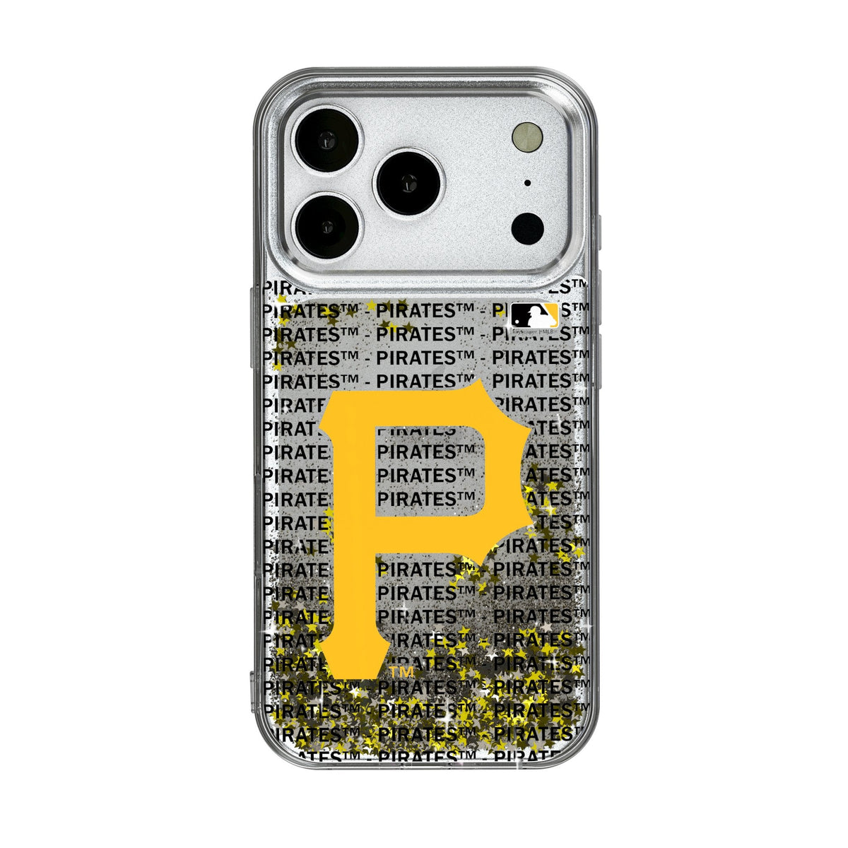 Pittsburgh Pirates Text Backdrop Glitter Phone Case for Apple iPhone 17 Series 1