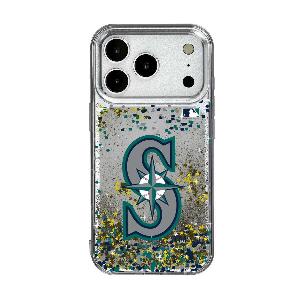 Seattle Mariners Confetti Glitter Phone Case for Apple iPhone 17 Series 1