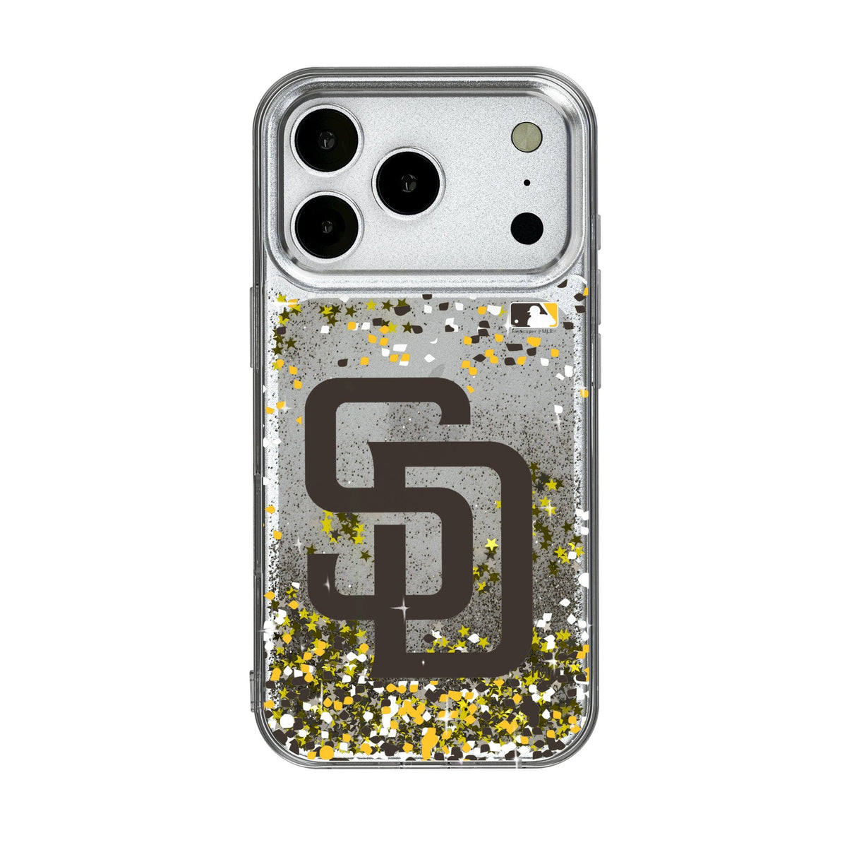 San Diego Padres Confetti Glitter Phone Case for Apple iPhone 17 Series