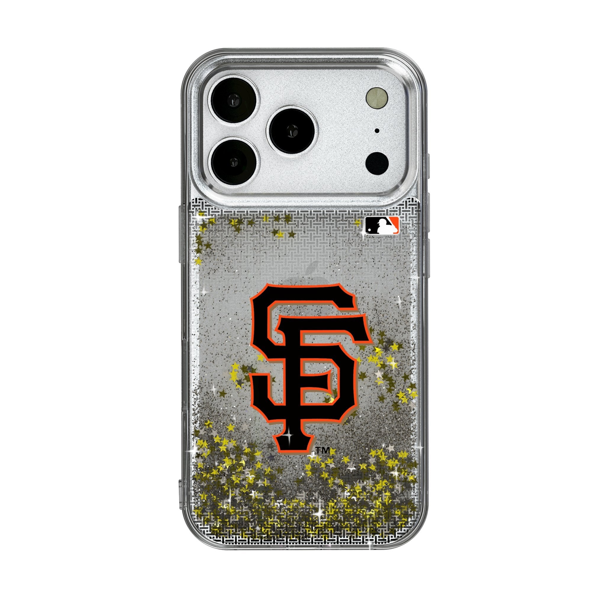 San Francisco Giants Linen Glitter Phone Case for Apple iPhone 17 Series