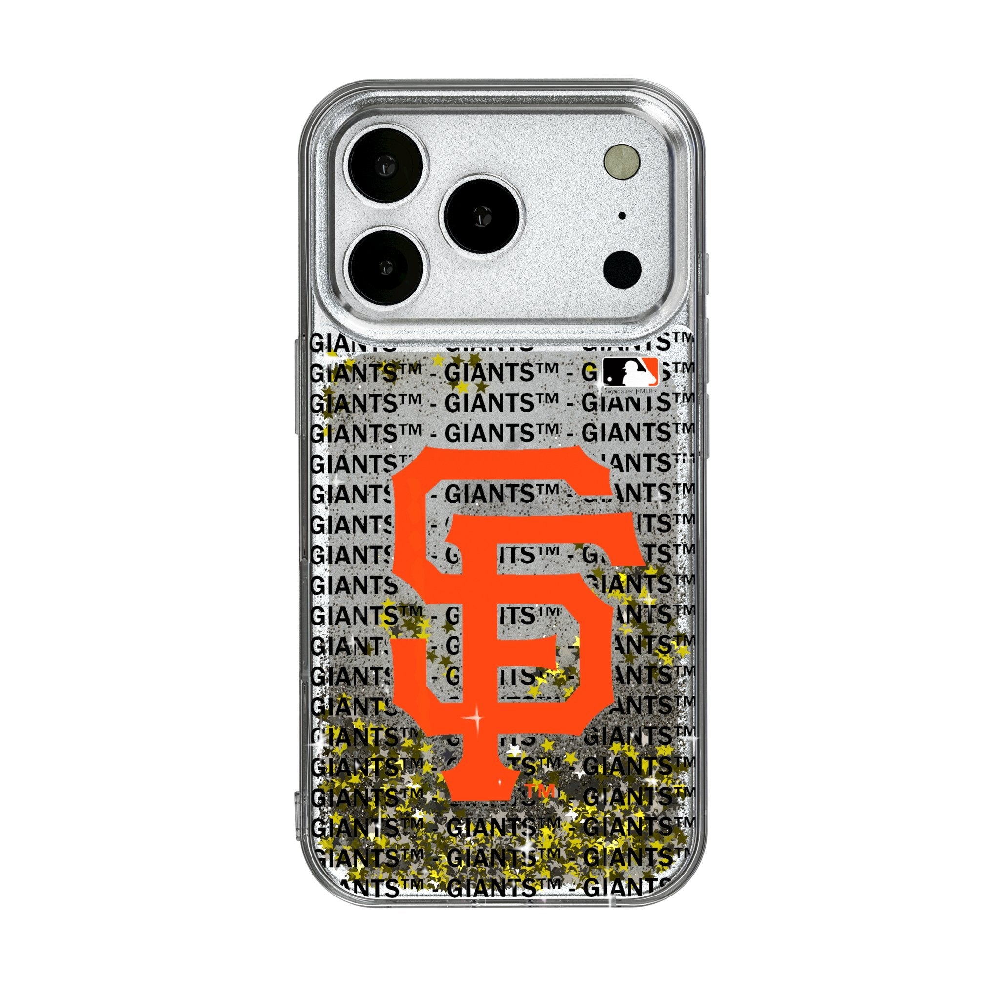 San Francisco Giants Text Backdrop Glitter Phone Case for Apple iPhone 17 Series