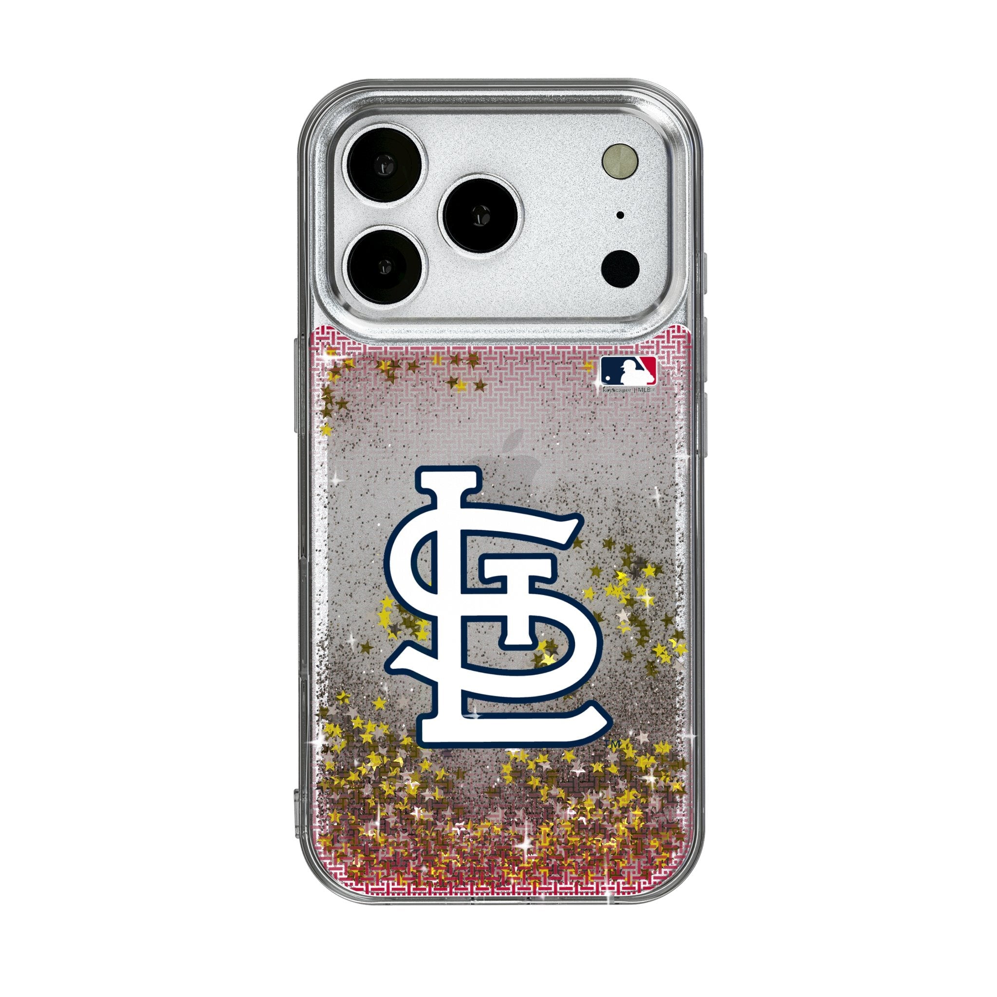 St Louis Cardinals Linen Glitter Phone Case for Apple iPhone 17 Series