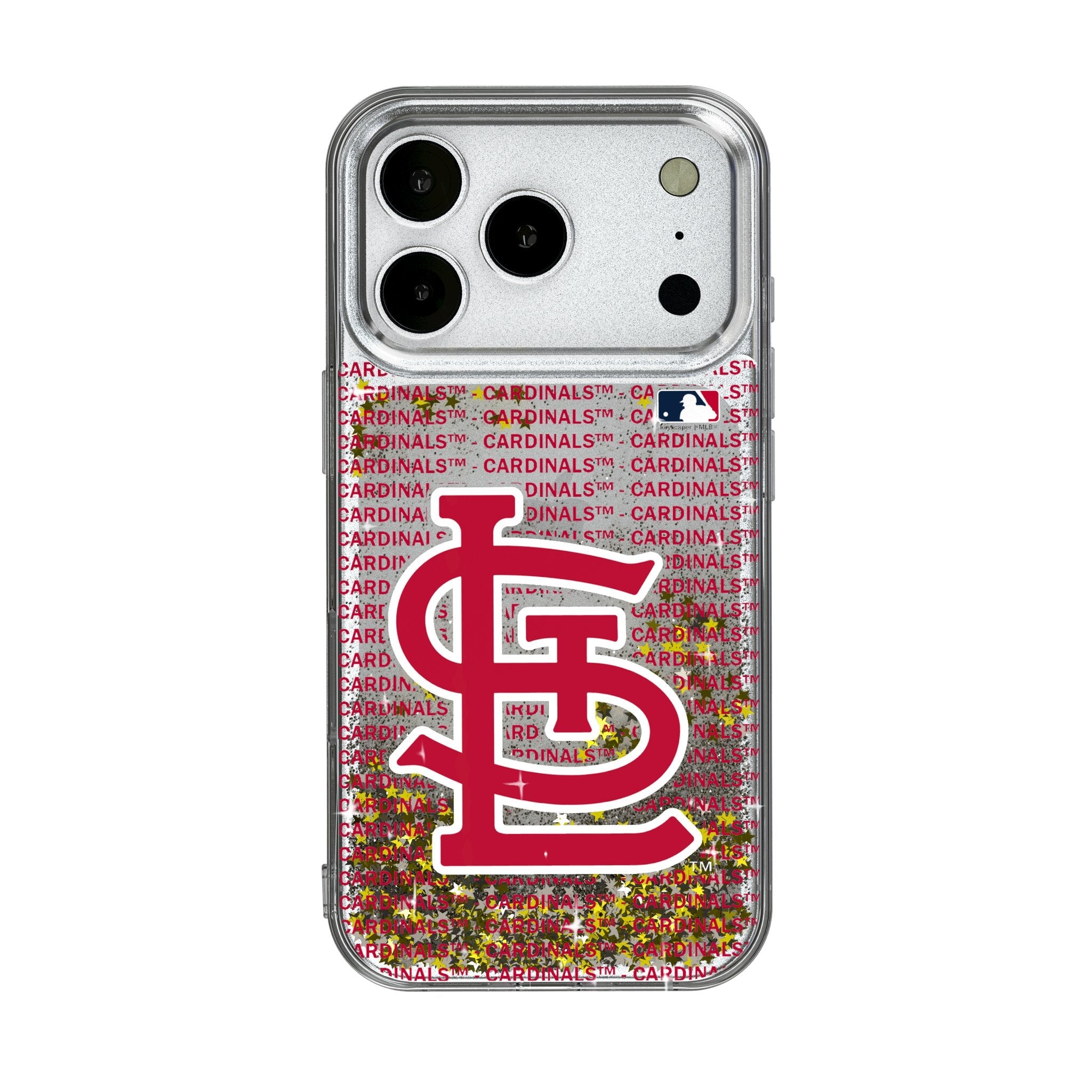 St Louis Cardinals Text Backdrop Glitter Phone Case for Apple iPhone 17 Series 1