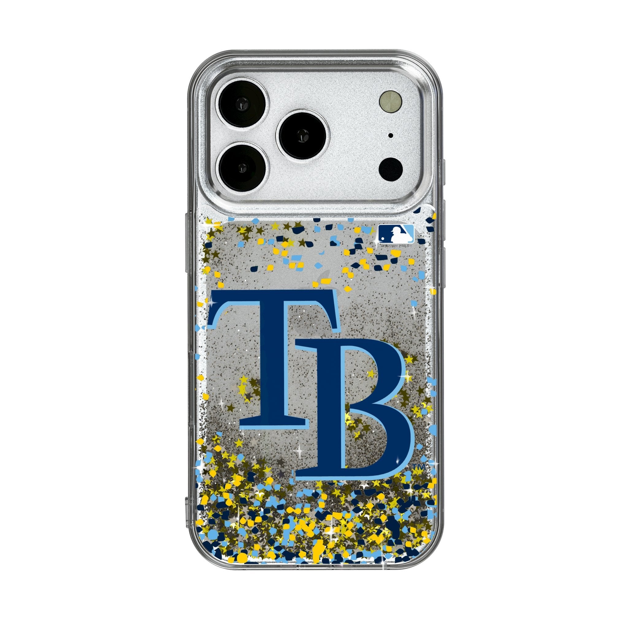 Tampa Bay Rays Confetti Glitter Phone Case for Apple iPhone 17 Series