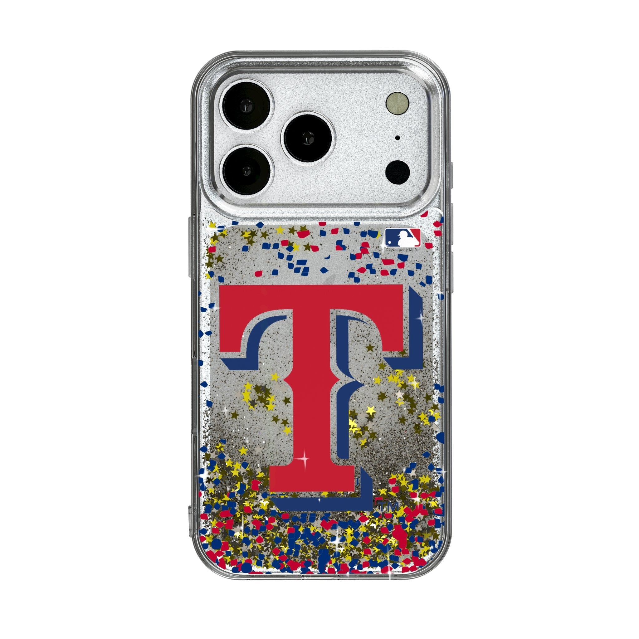 Texas Rangers Confetti Glitter Phone Case for Apple iPhone 17 Series