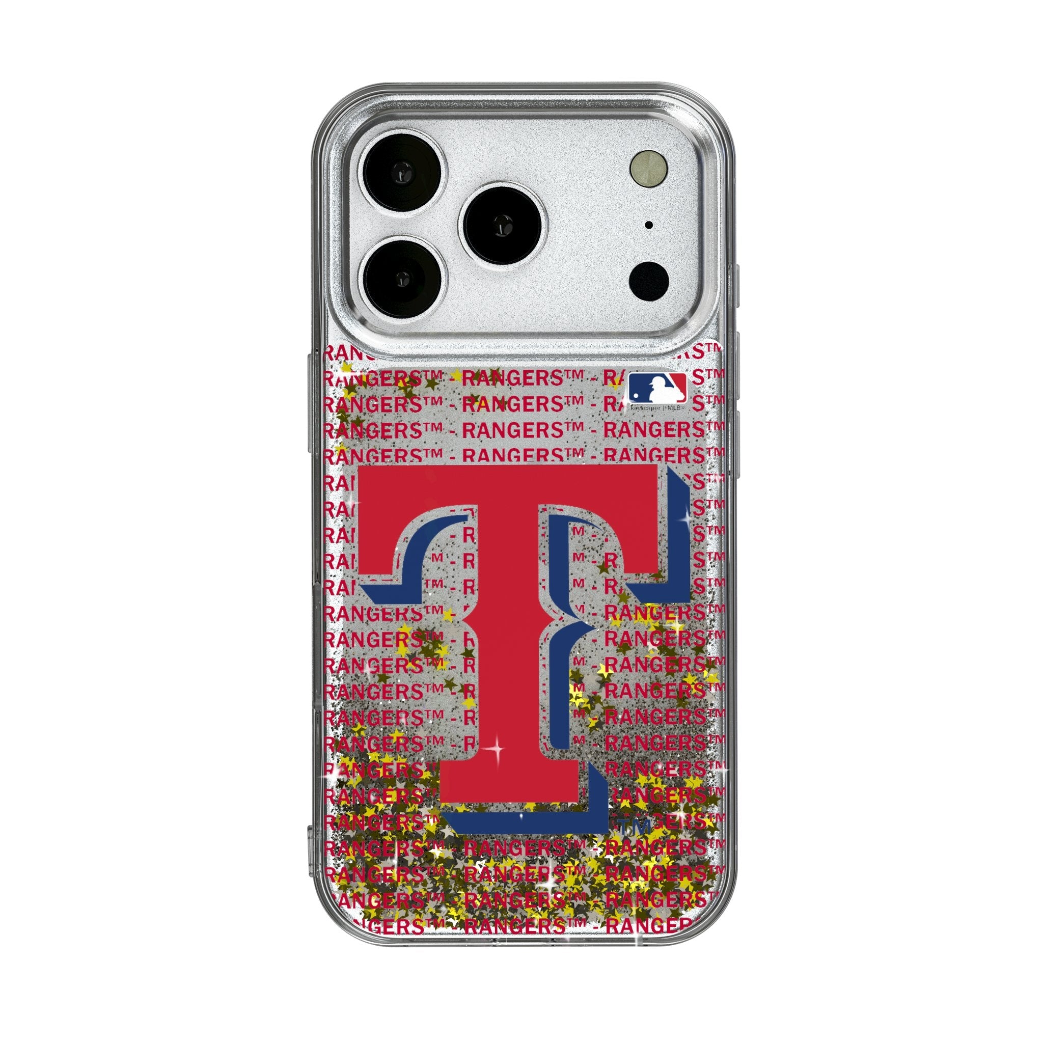 Texas Rangers Text Backdrop Glitter Phone Case for Apple iPhone 17 Series