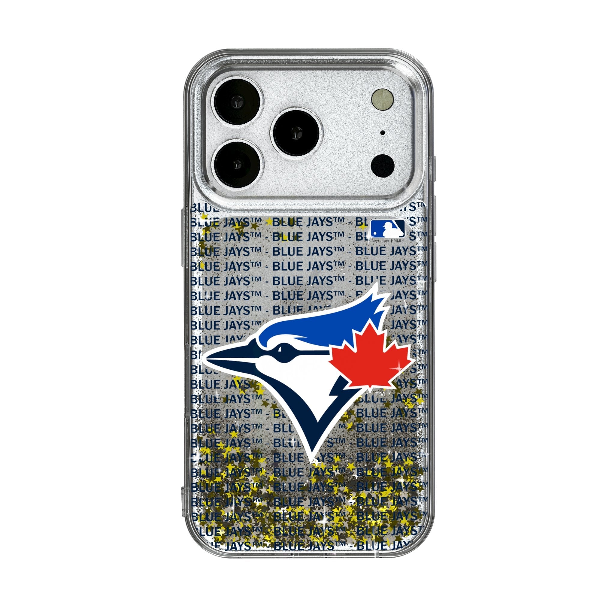 Toronto Blue Jays Text Backdrop Glitter Phone Case for Apple iPhone 17 Series 1