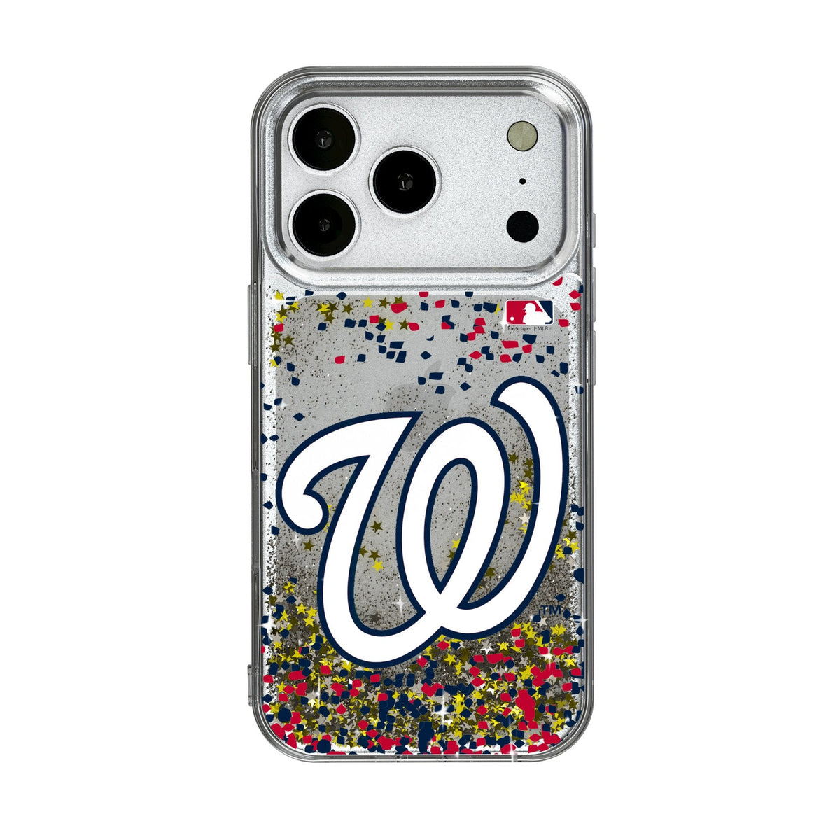 Washington Nationals Confetti Glitter Phone Case for Apple iPhone 17 Series