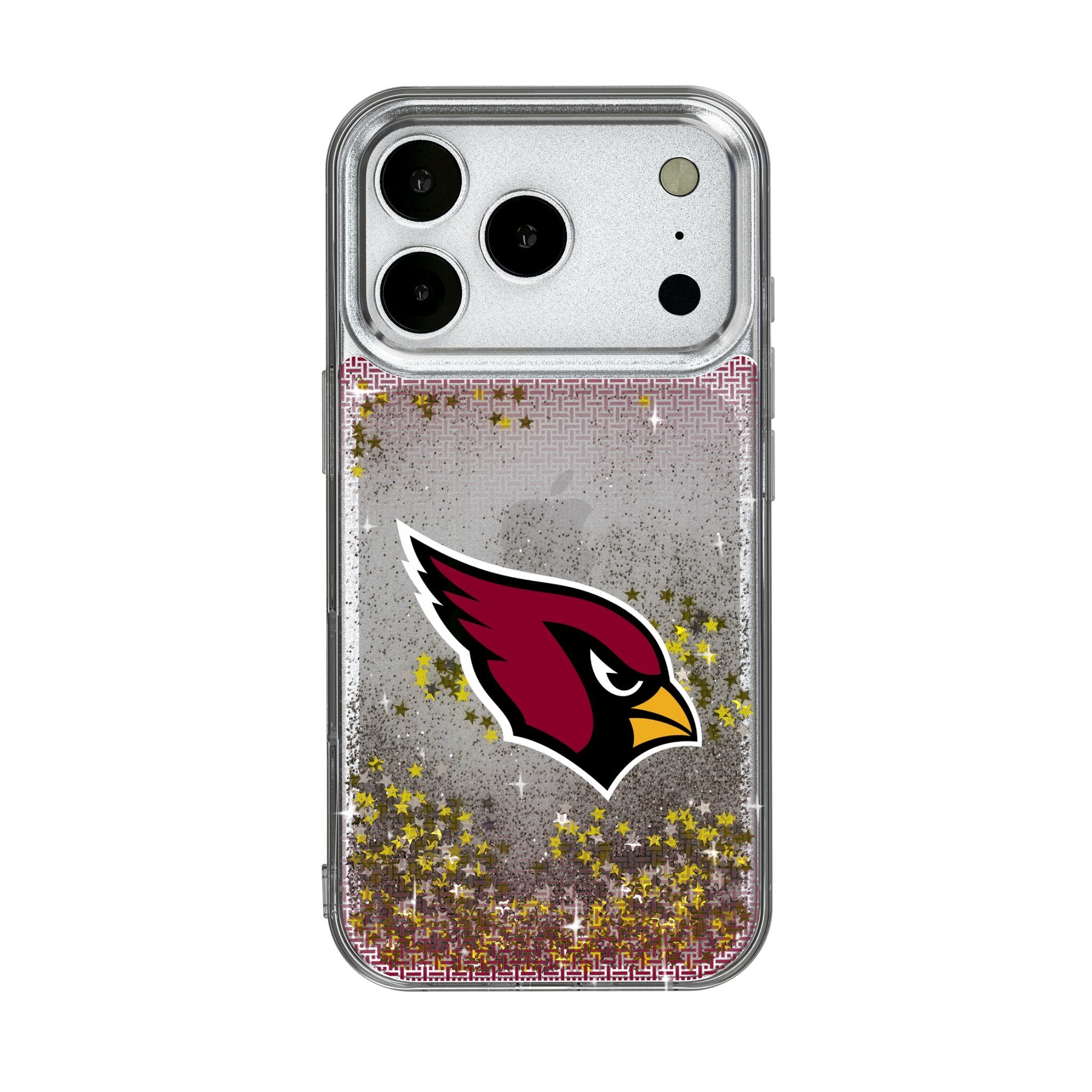 Arizona Cardinals Linen Glitter Phone Case for Apple iPhone 17 Series