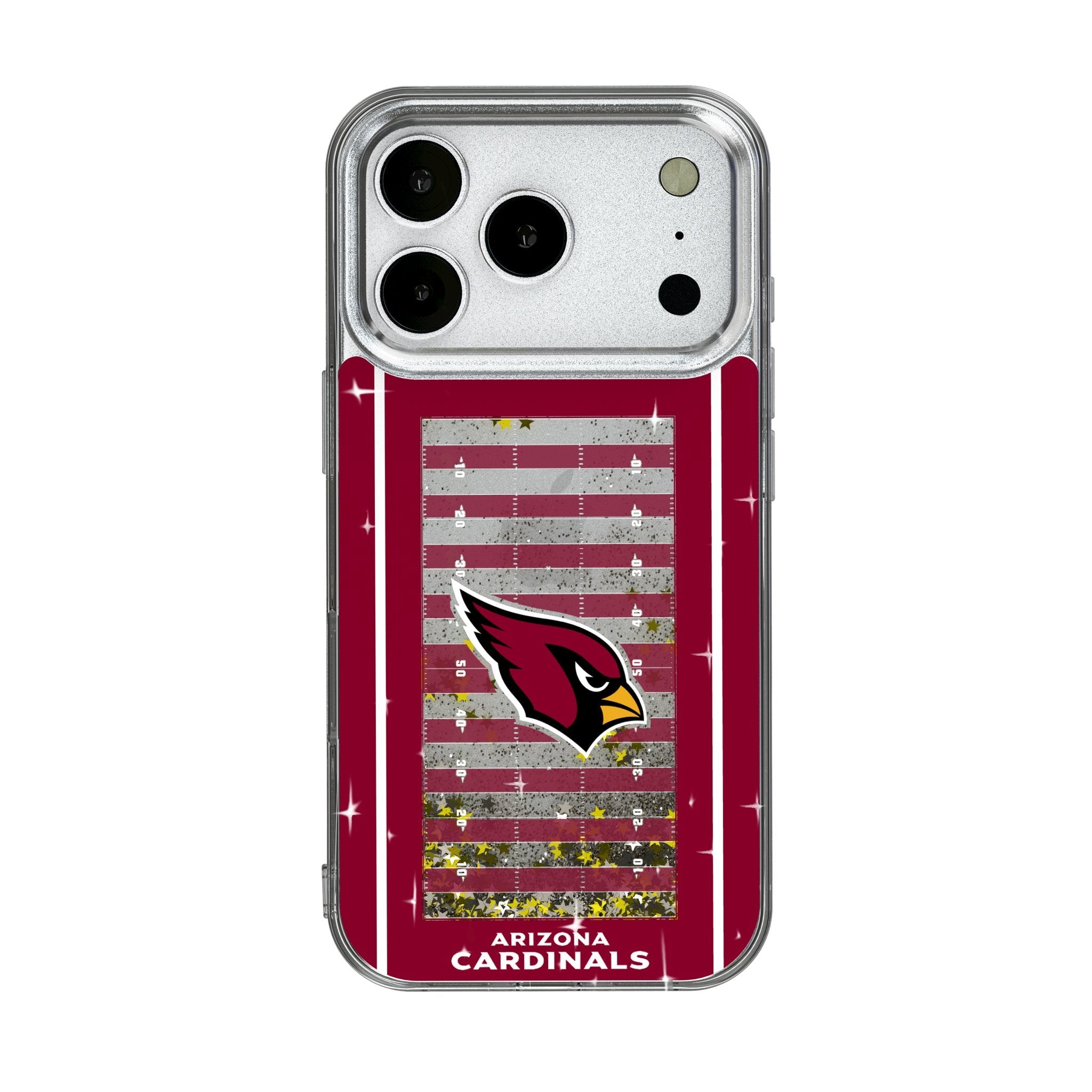 Arizona Cardinals Field Glitter Phone Case for Apple iPhone 17 Series