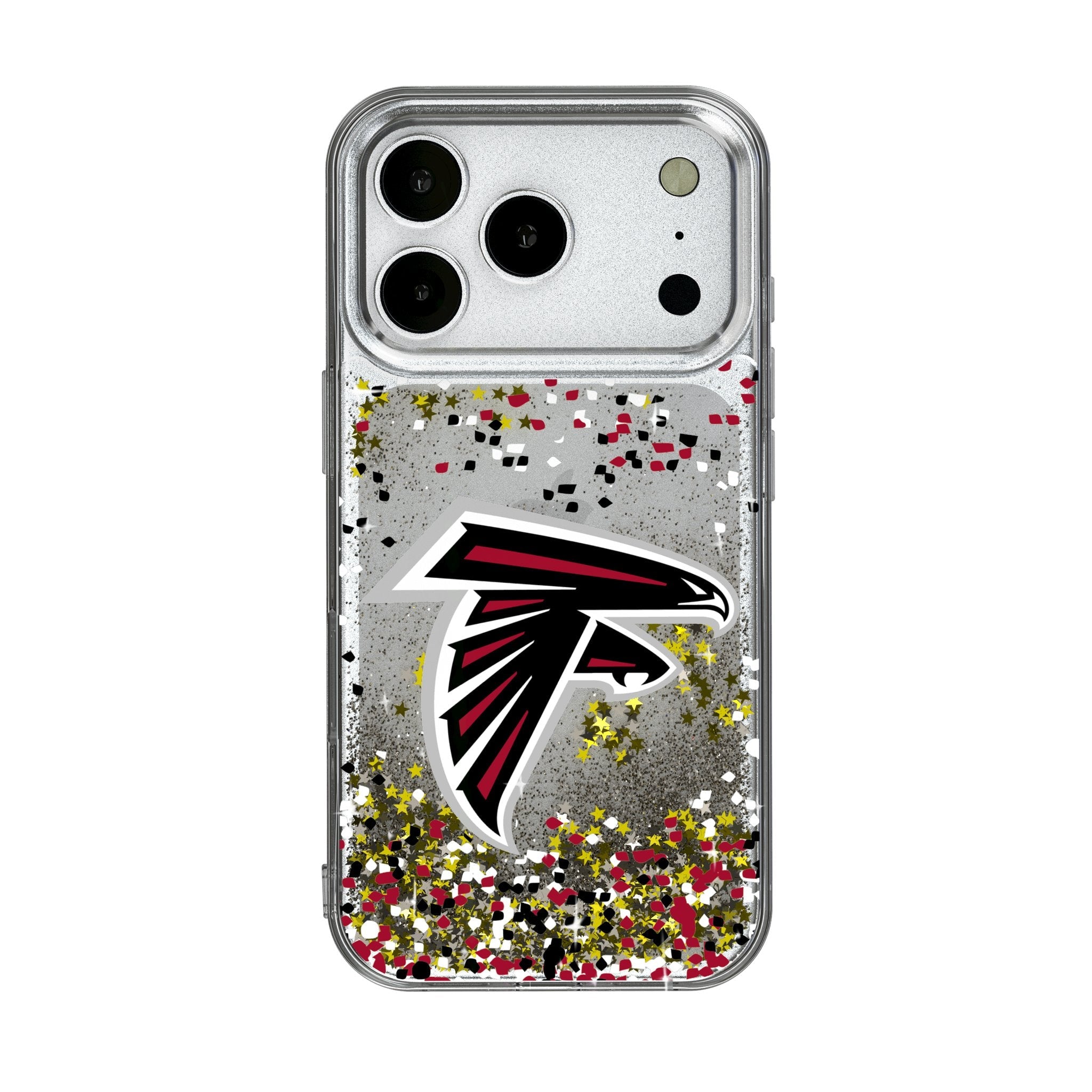 Atlanta Falcons Confetti Glitter Phone Case for Apple iPhone 17 Series