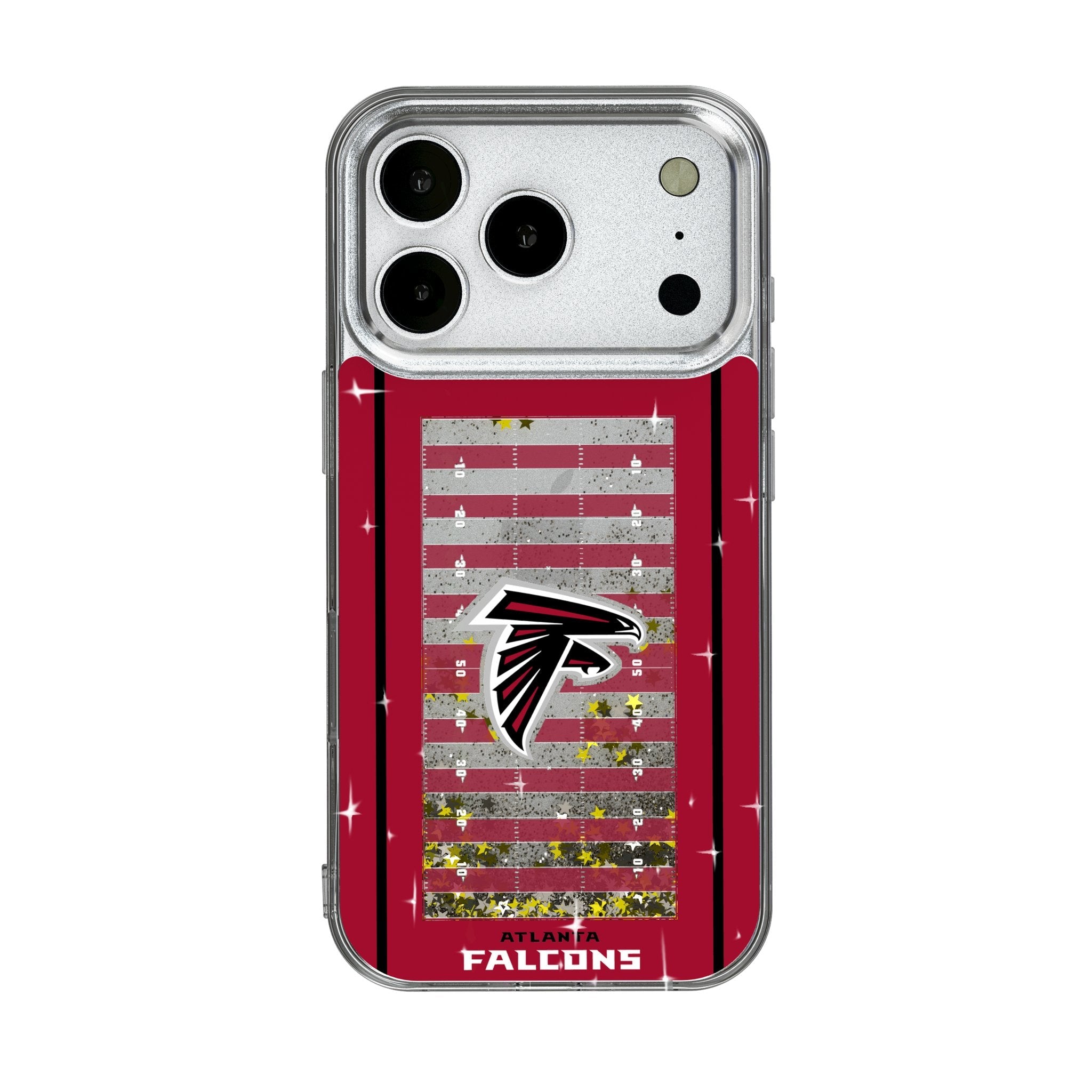 Atlanta Falcons Field Glitter Phone Case for Apple iPhone 17 Series