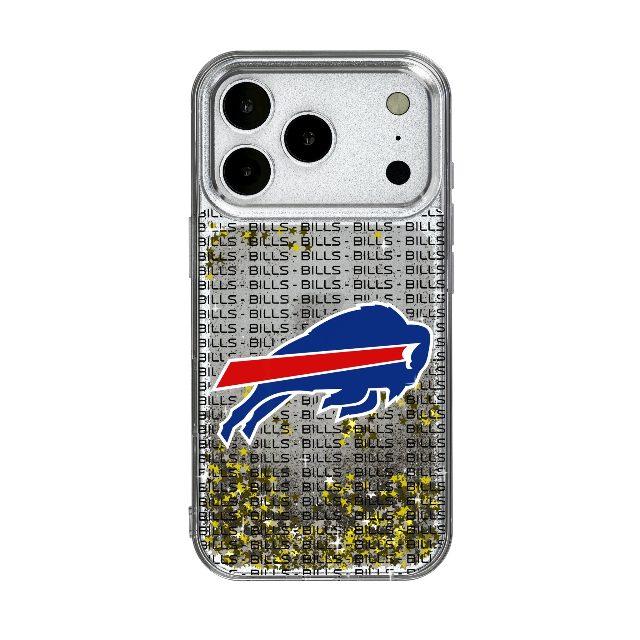 Buffalo Bills Text Backdrop Glitter Phone Case for Apple iPhone 17 Series 1