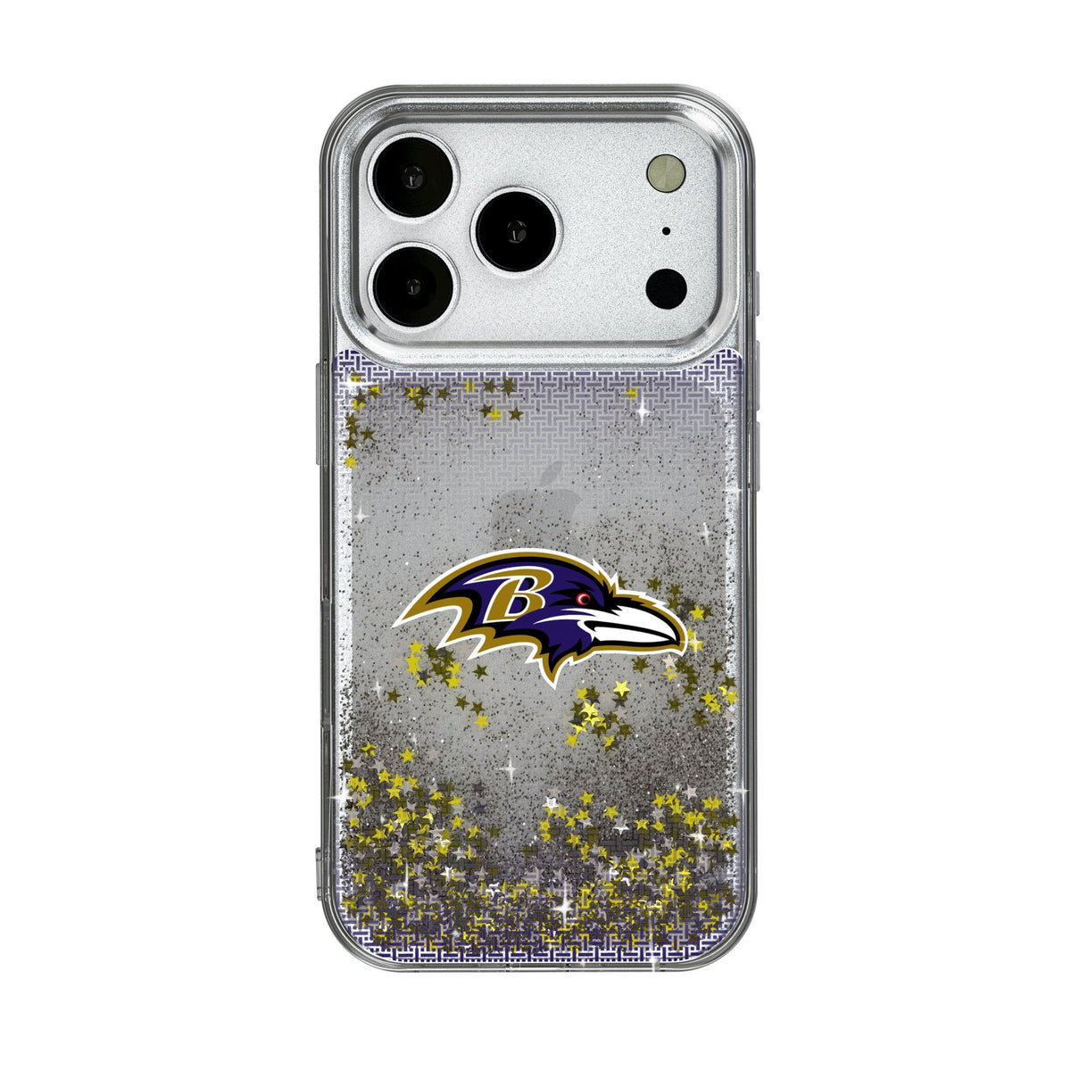 Baltimore Ravens Linen Glitter Phone Case for Apple iPhone 17 Series 1