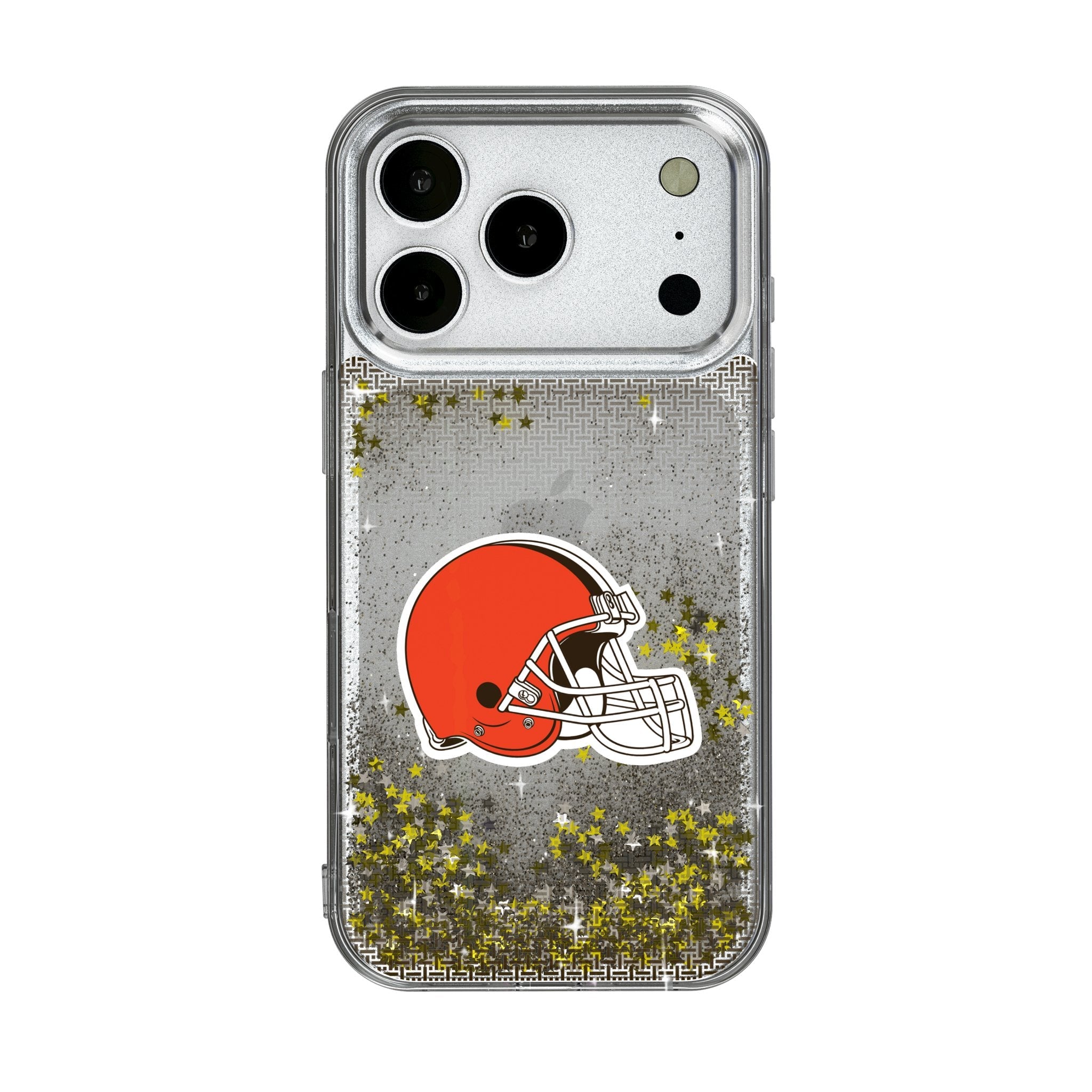 Cleveland Browns Linen Glitter Phone Case for Apple iPhone 17 Series
