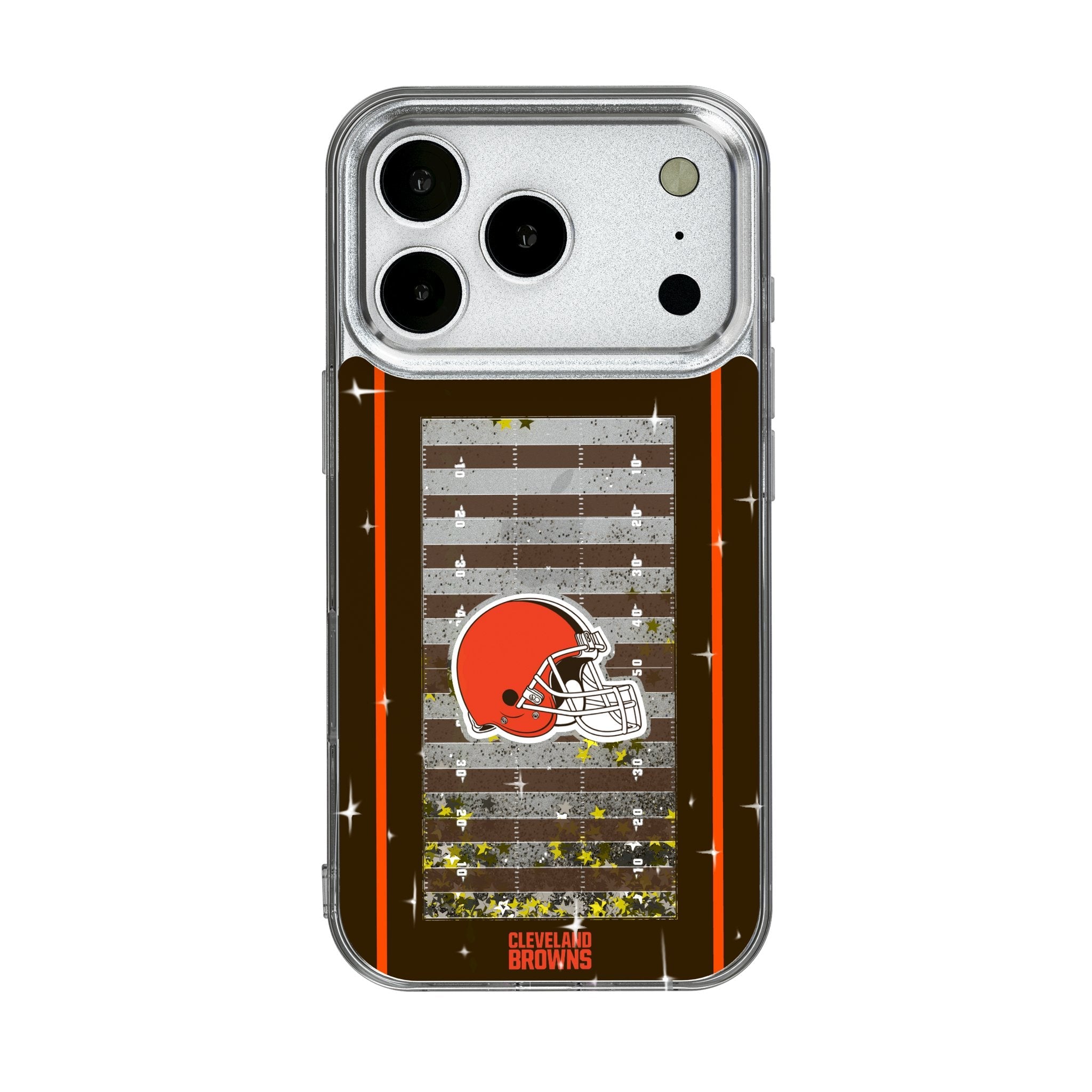 Cleveland Browns Field Glitter Phone Case for Apple iPhone 17 Series 1