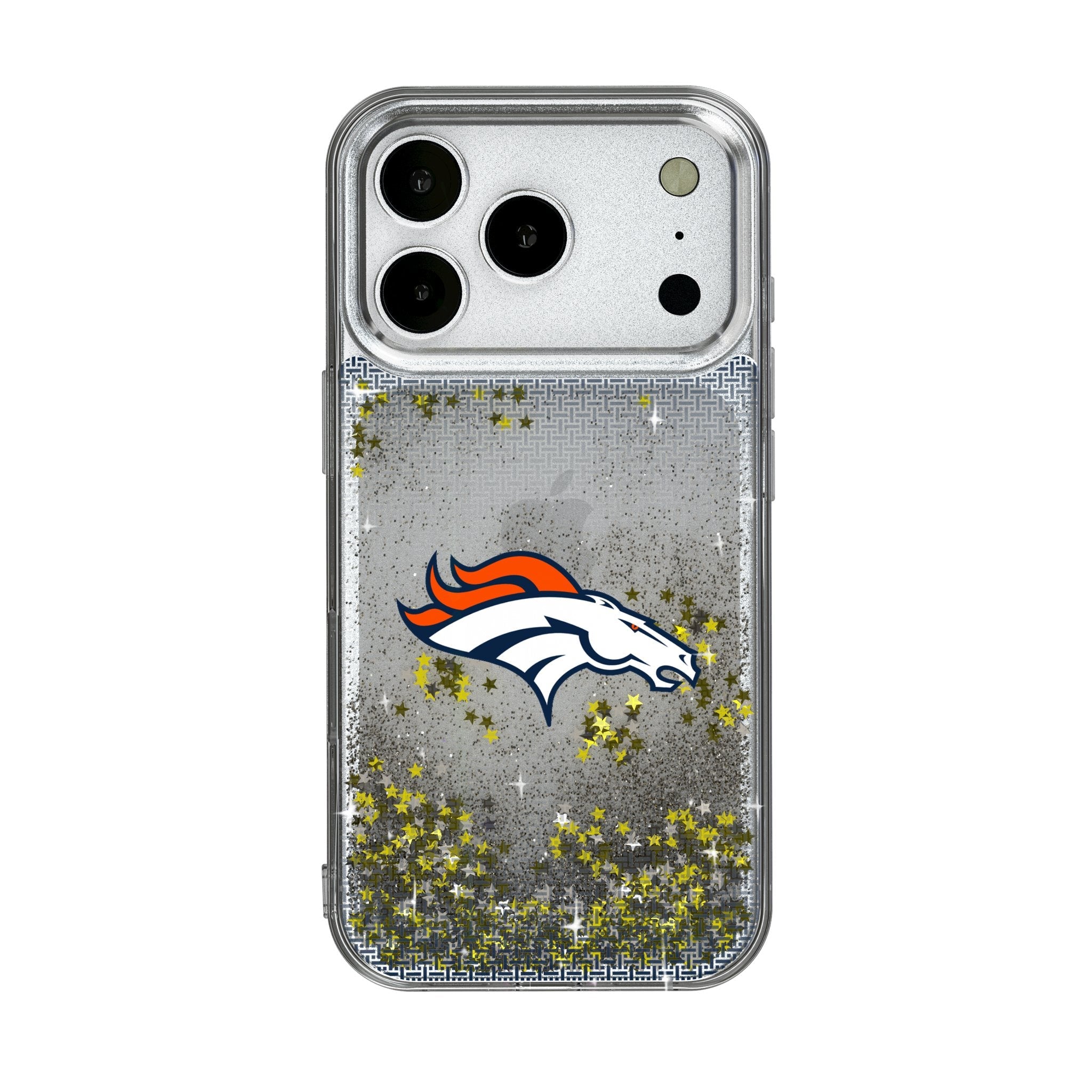Denver Broncos Linen Glitter Phone Case for Apple iPhone 17 Series 1