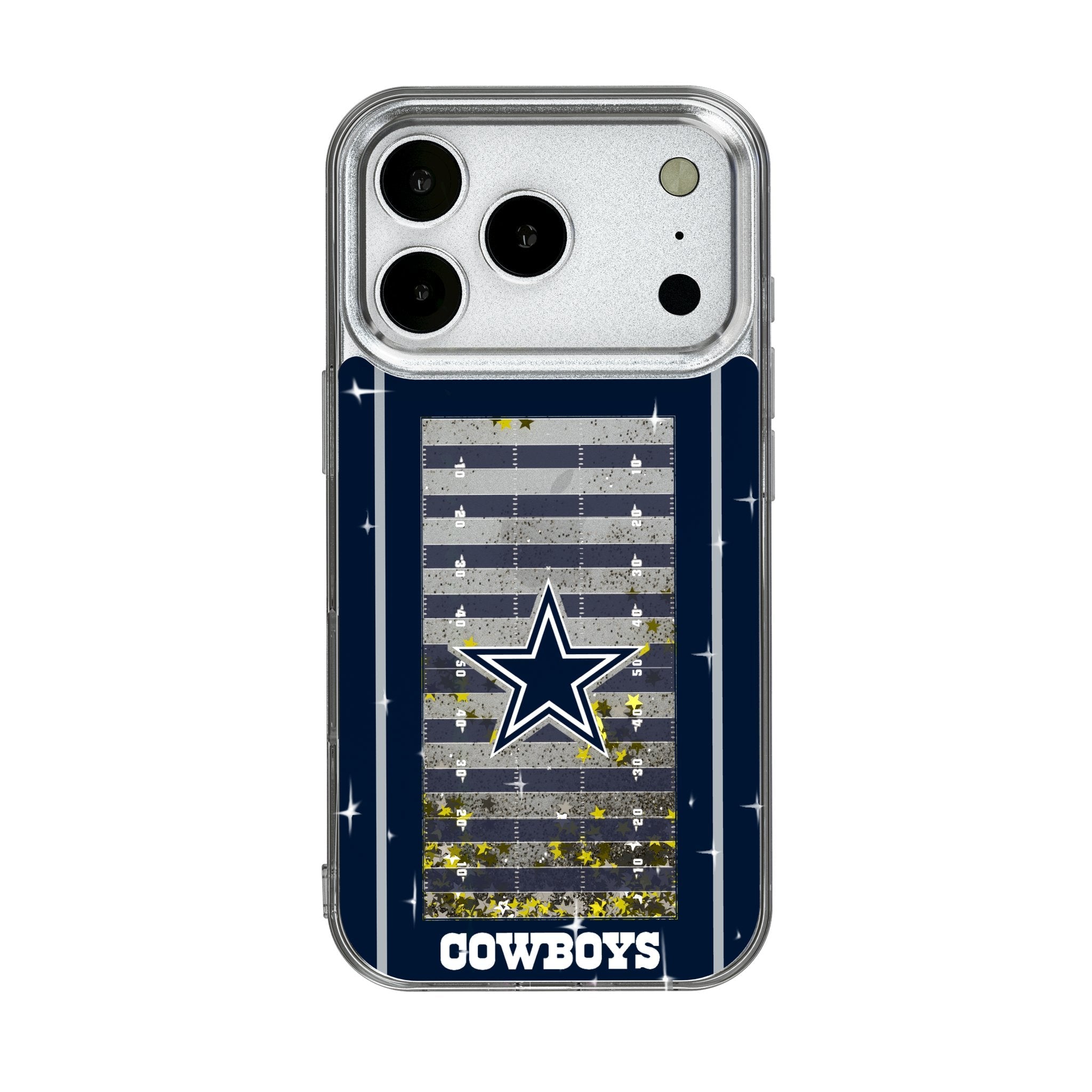 Dallas Cowboys Field Glitter Phone Case for Apple iPhone 17 Series