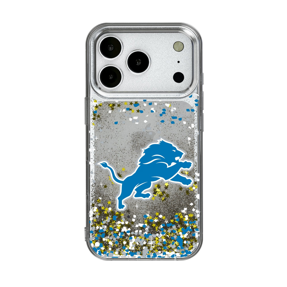 Detroit Lions Confetti Glitter Phone Case for Apple iPhone 17 Series 1