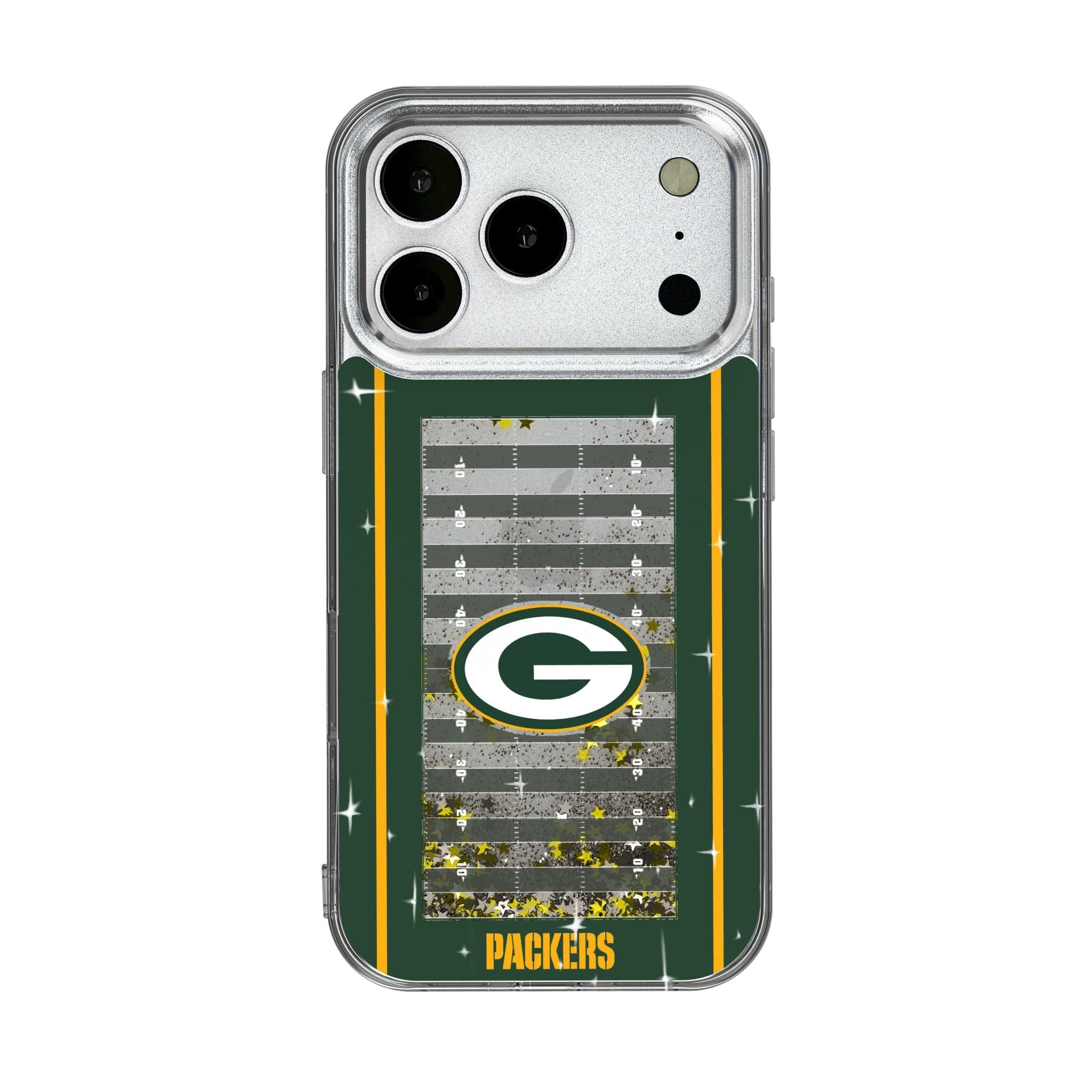 Green Bay Packers Field Glitter Phone Case for Apple iPhone 17 Series