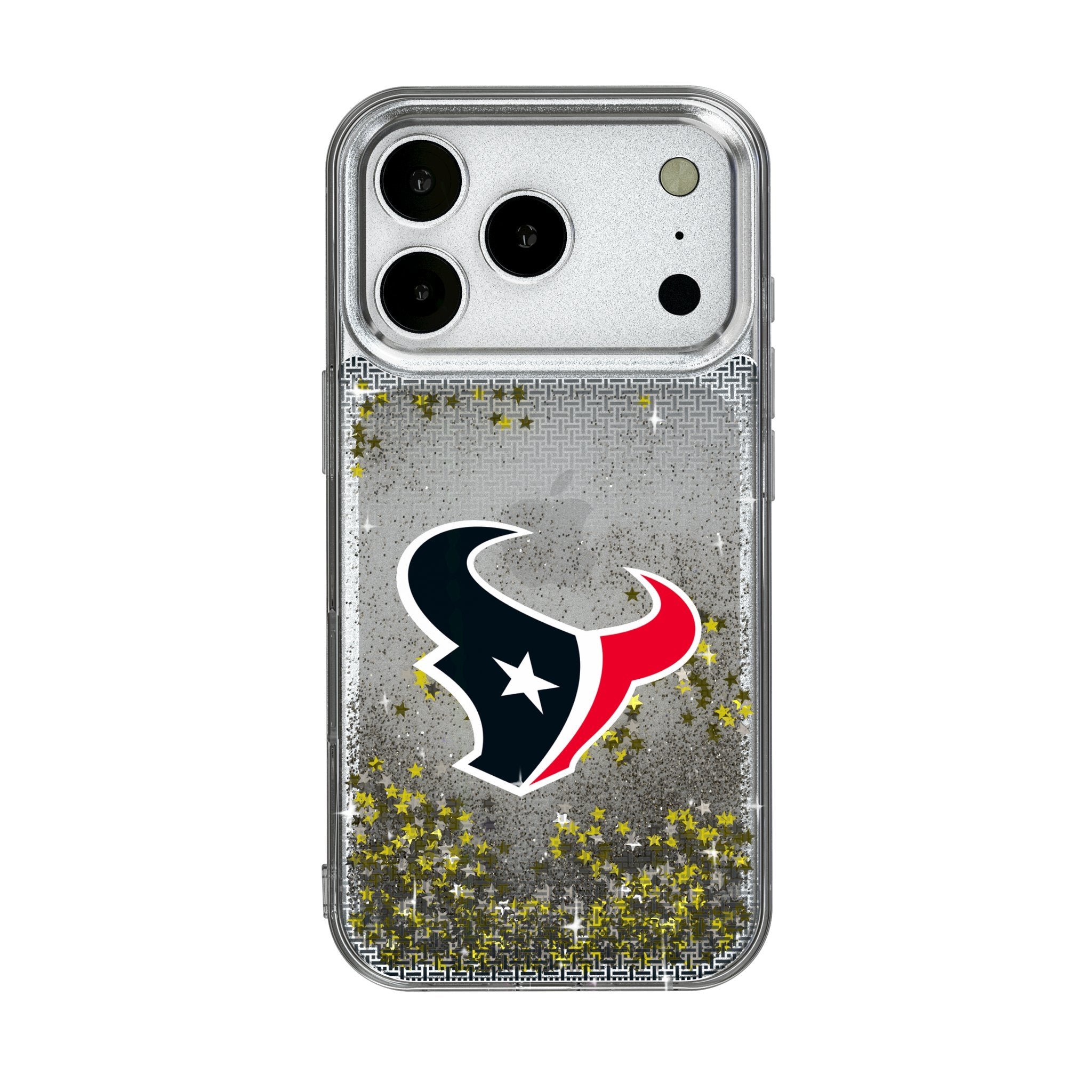 Houston Texans Linen Glitter Phone Case for Apple iPhone 17 Series 1