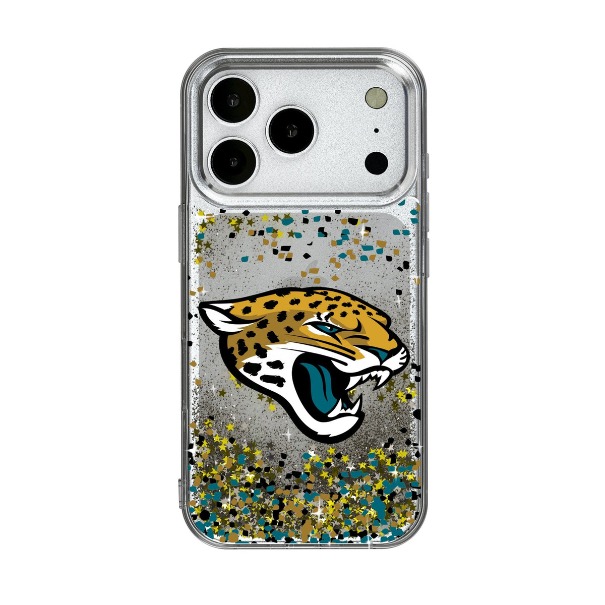Jacksonville Jaguars Confetti Glitter Phone Case for Apple iPhone 17 Series 1